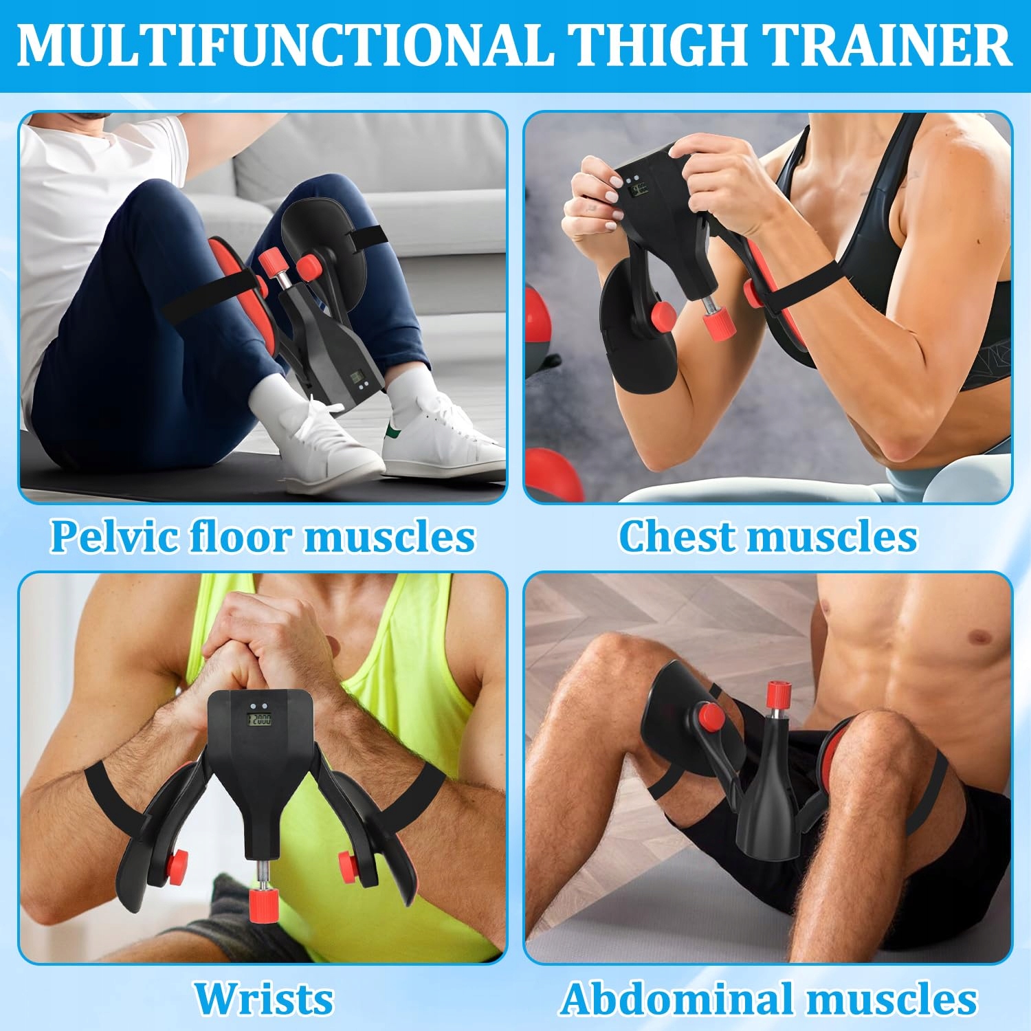 OBERSCHENKELTRAINER Trener Mięśni Kegla Dla Mężczyzn Do Ćwiczeń W Domu — miniatura 7