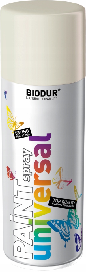 

Farba Spray Biały Mat Biodur Ral 910 400ml