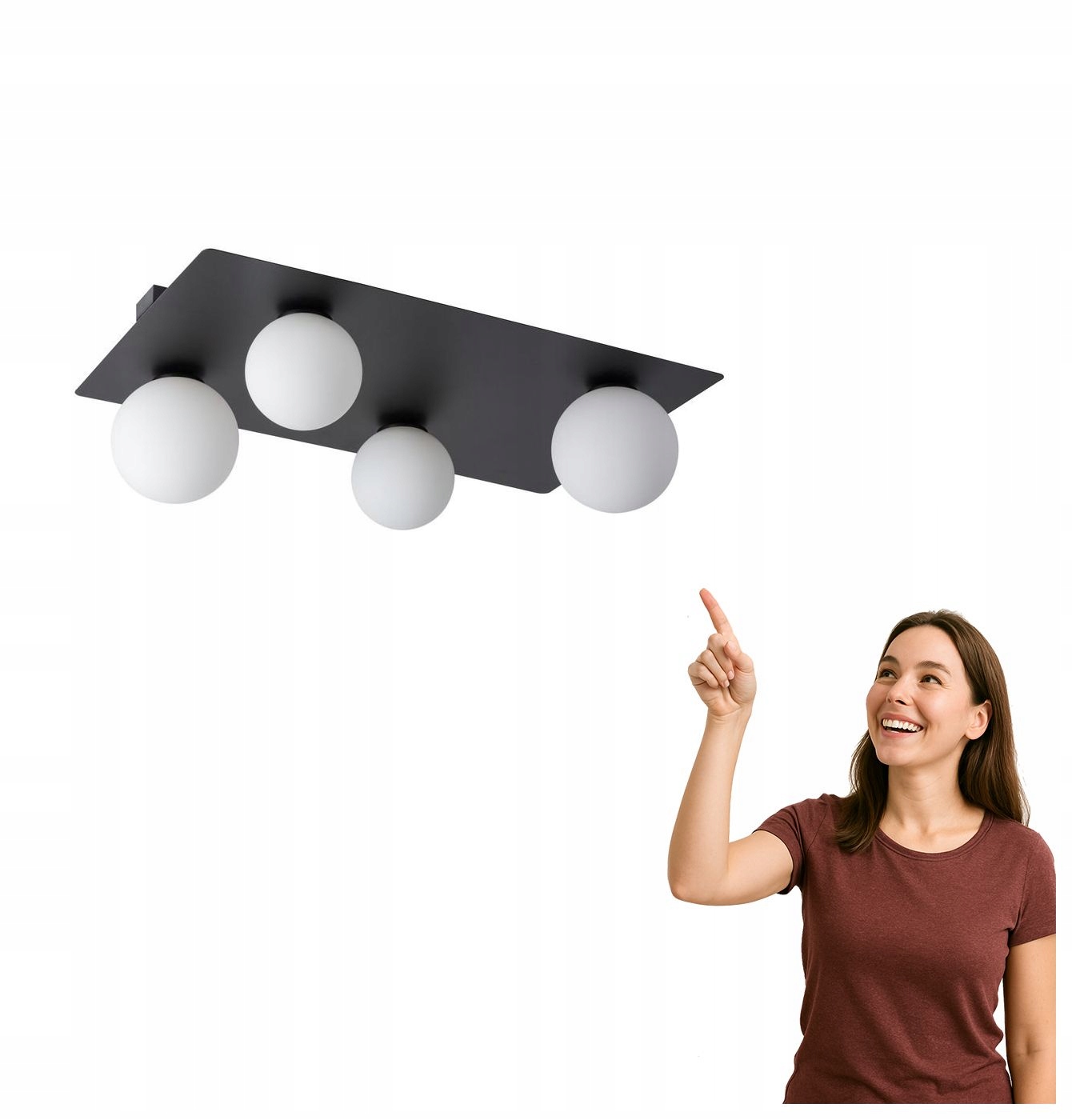 Stropná lampa Argon 4 33282 Sigma Lighting