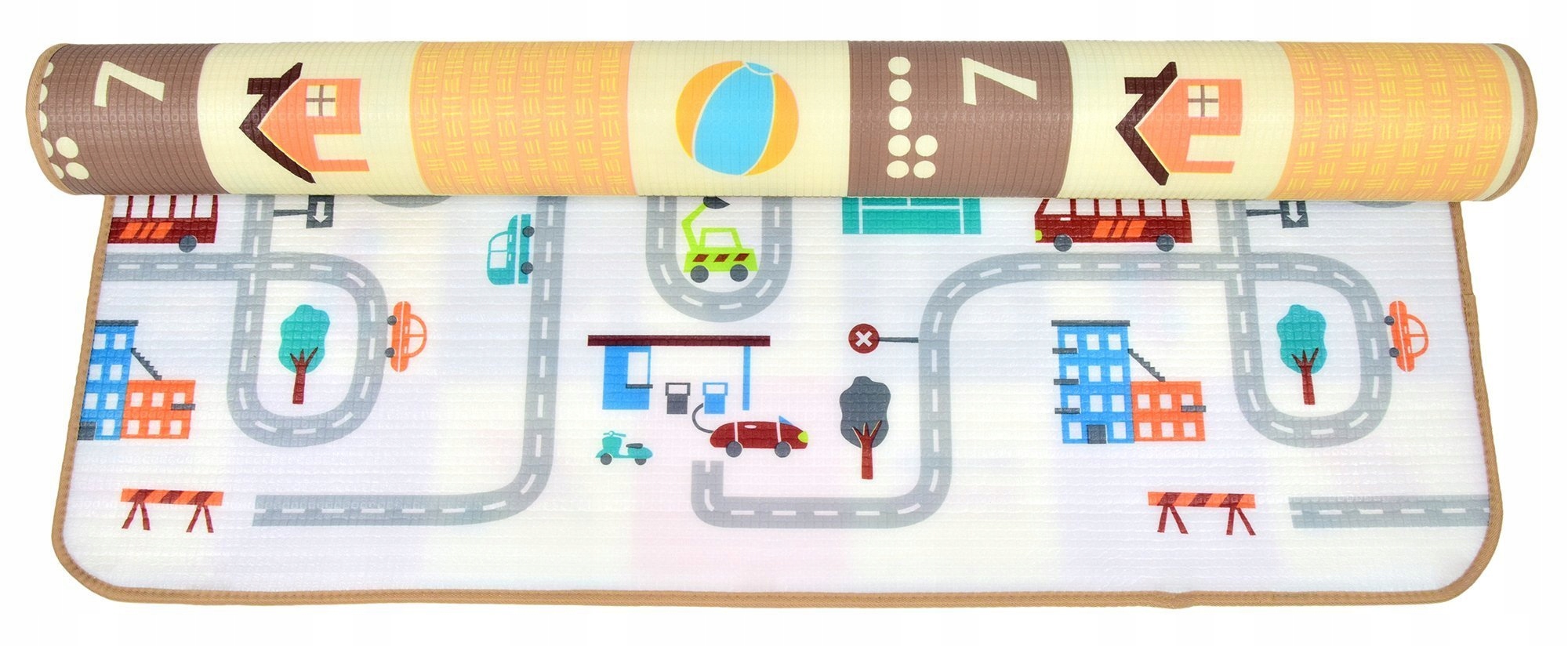 MATA EDUKACYJNA PIANKOWA KONTRASTOWA 150x180x1 Wiek dziecka 0 +