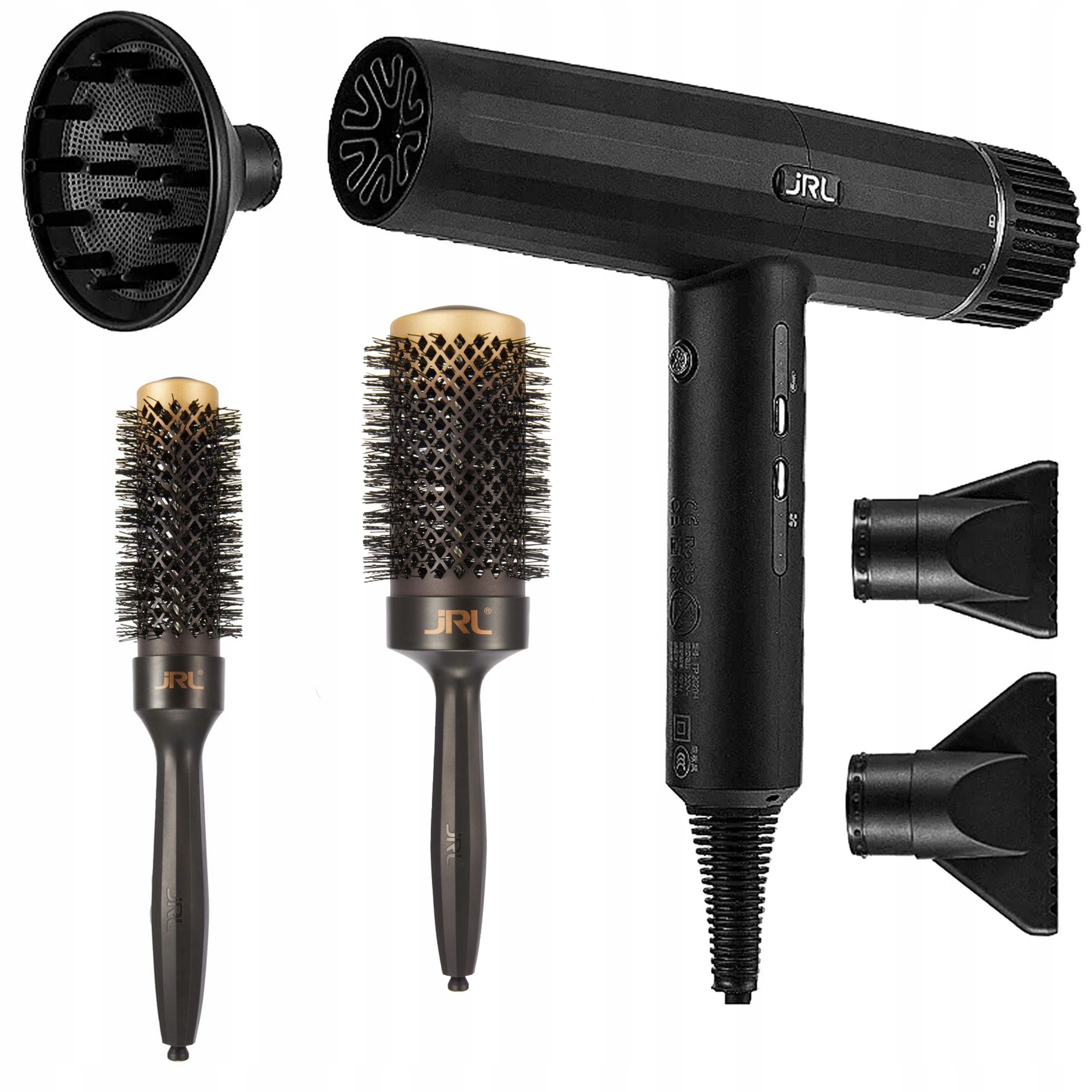 Jrl Suszarka Profesjonalna Forte Pro 2020H Black Szczotki Edycja Limitowana
