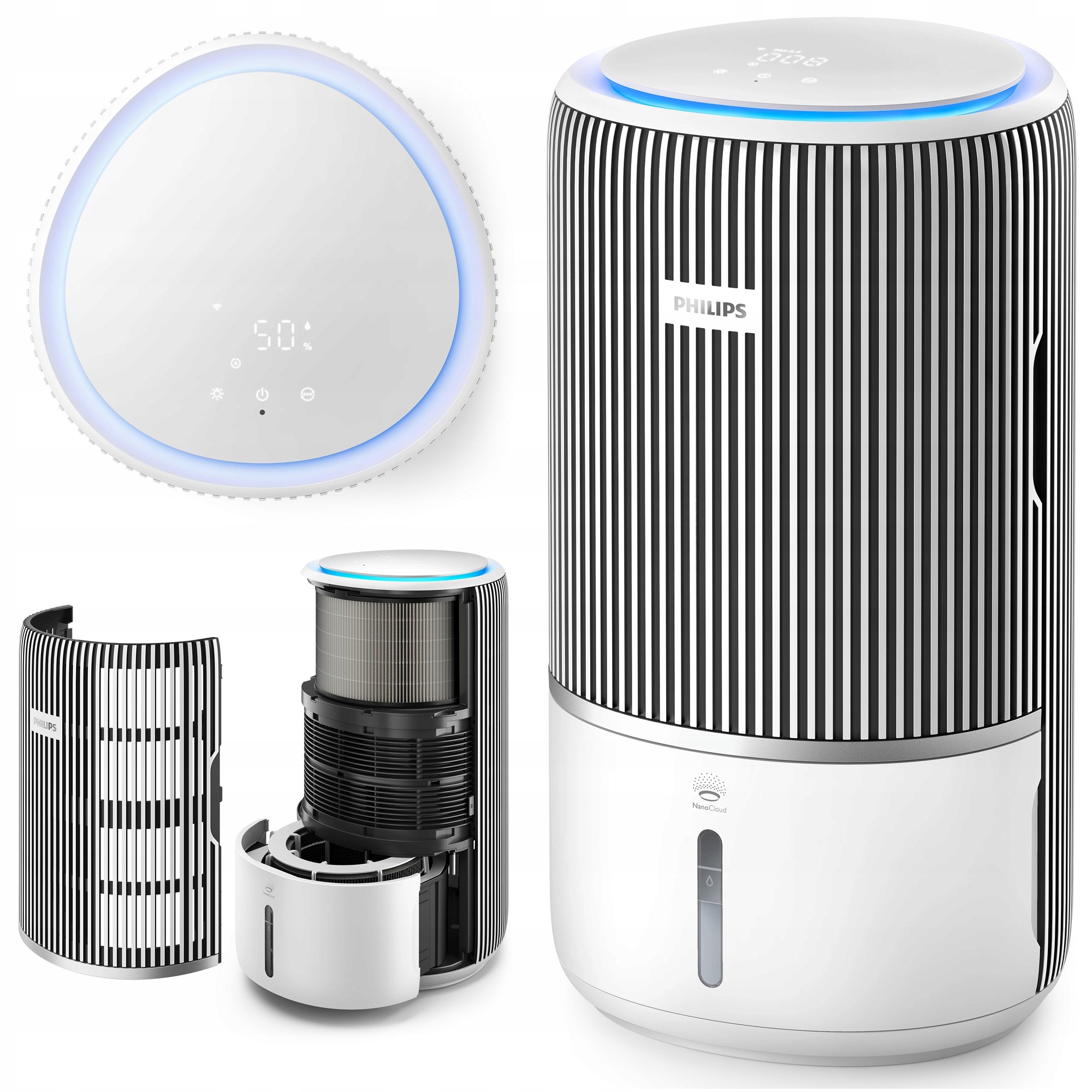 2v1 Čistička vzduchu Philips AC3420/10 NanoCloud Funkce zvlhčování