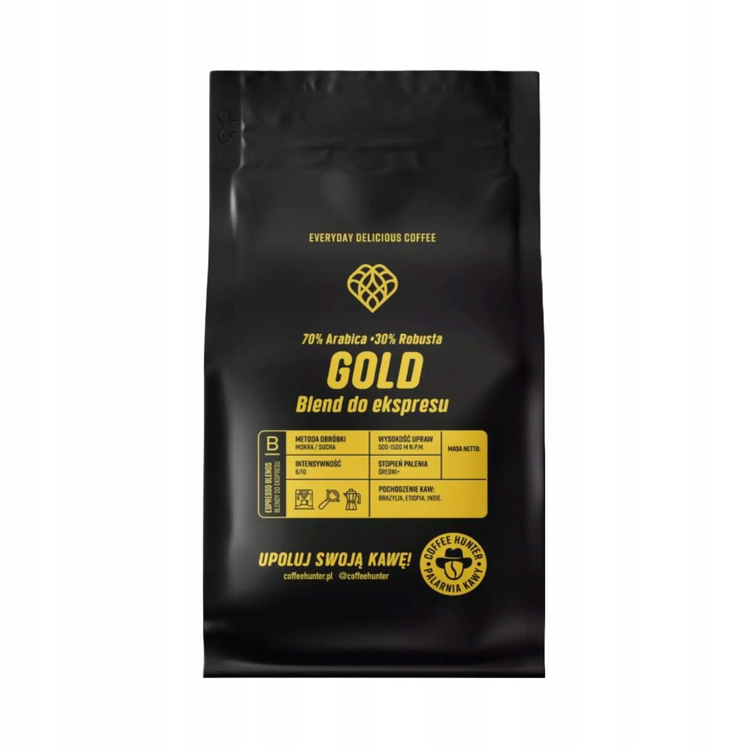 Levně Káva zrnková Gold Blend Coffe Hunter