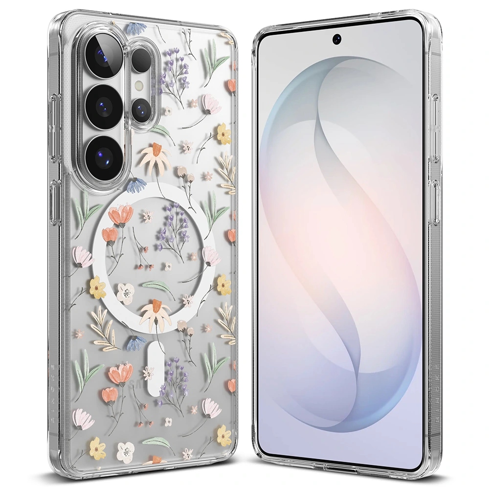 Ringke Fusion MagSafe etui z MagSafe Samsung Galaxy S26 Ultra Dry Flowers