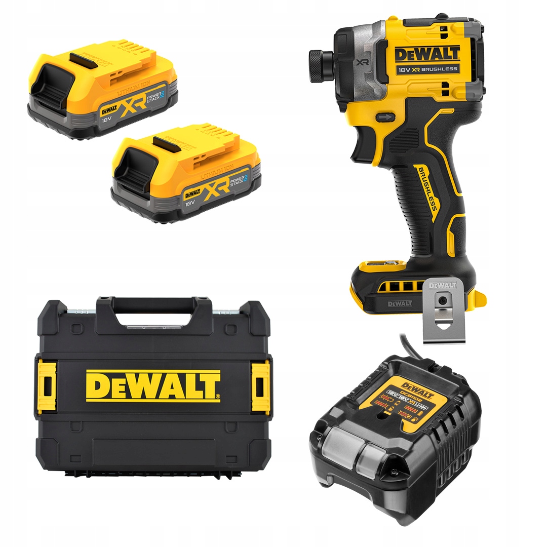 Zakrętarka udarowa 18V 282Nm 2x1,7Ah Ps Bl Xr 1/4 DeWALT DCF860E2T Tstak