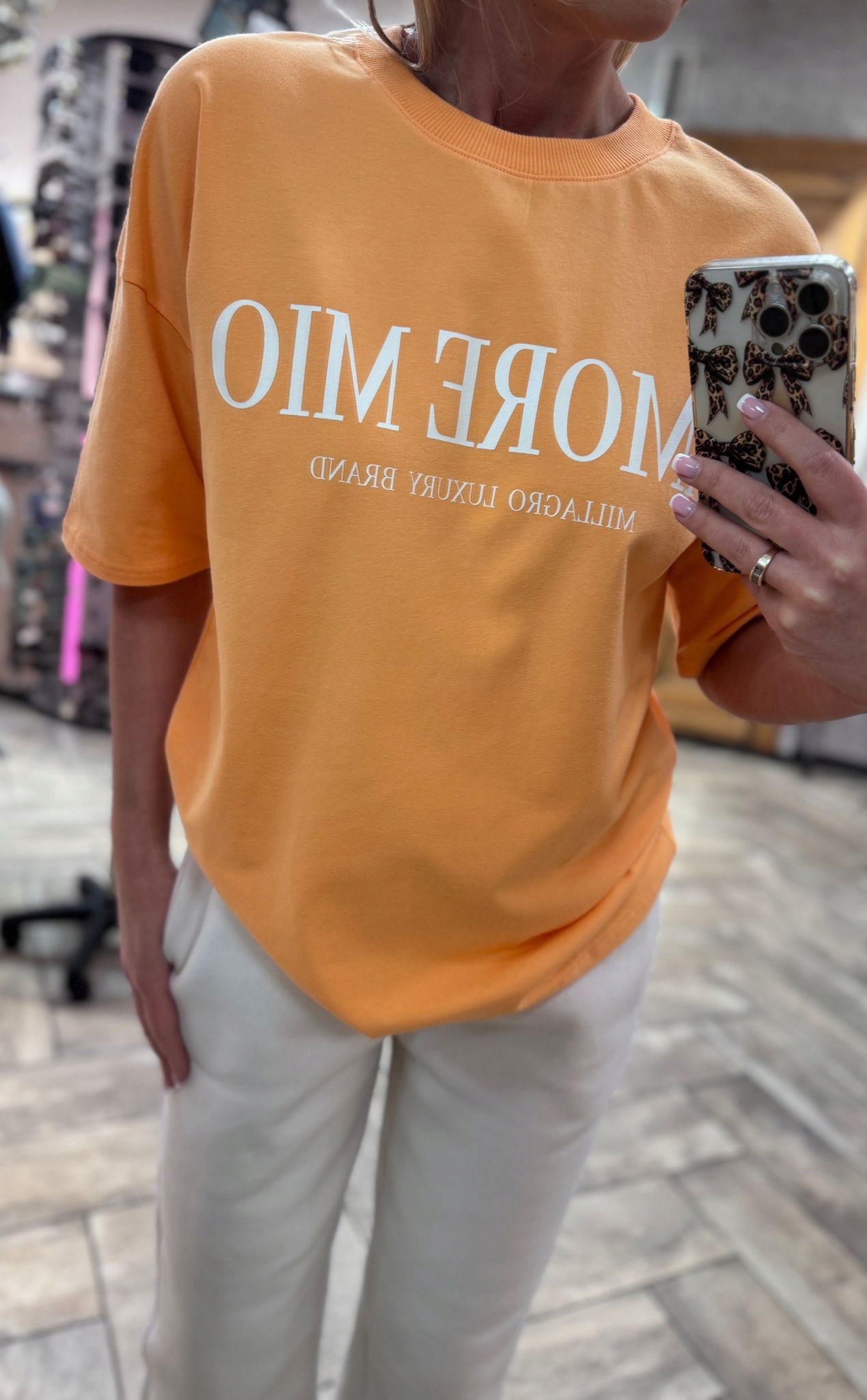 Dámská Halenka Millagro Amore Mio Oranžová Uni.