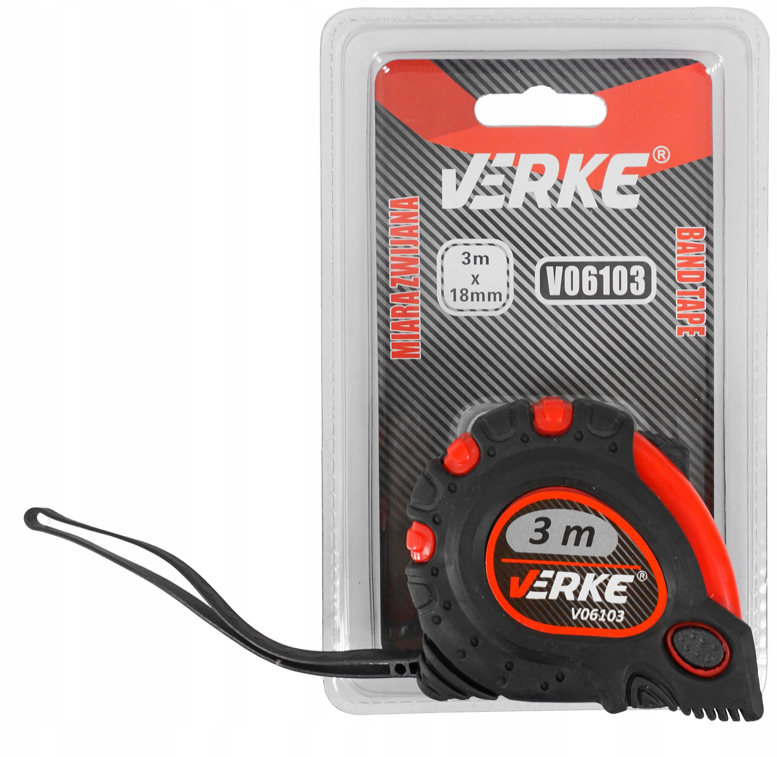 METRÓWKA RĘCZNA MIARKA METR ZWIJANY TAŚMA MIERNICZA MIARA ŻÓŁTA 3M METRÓW Kod producenta V06103