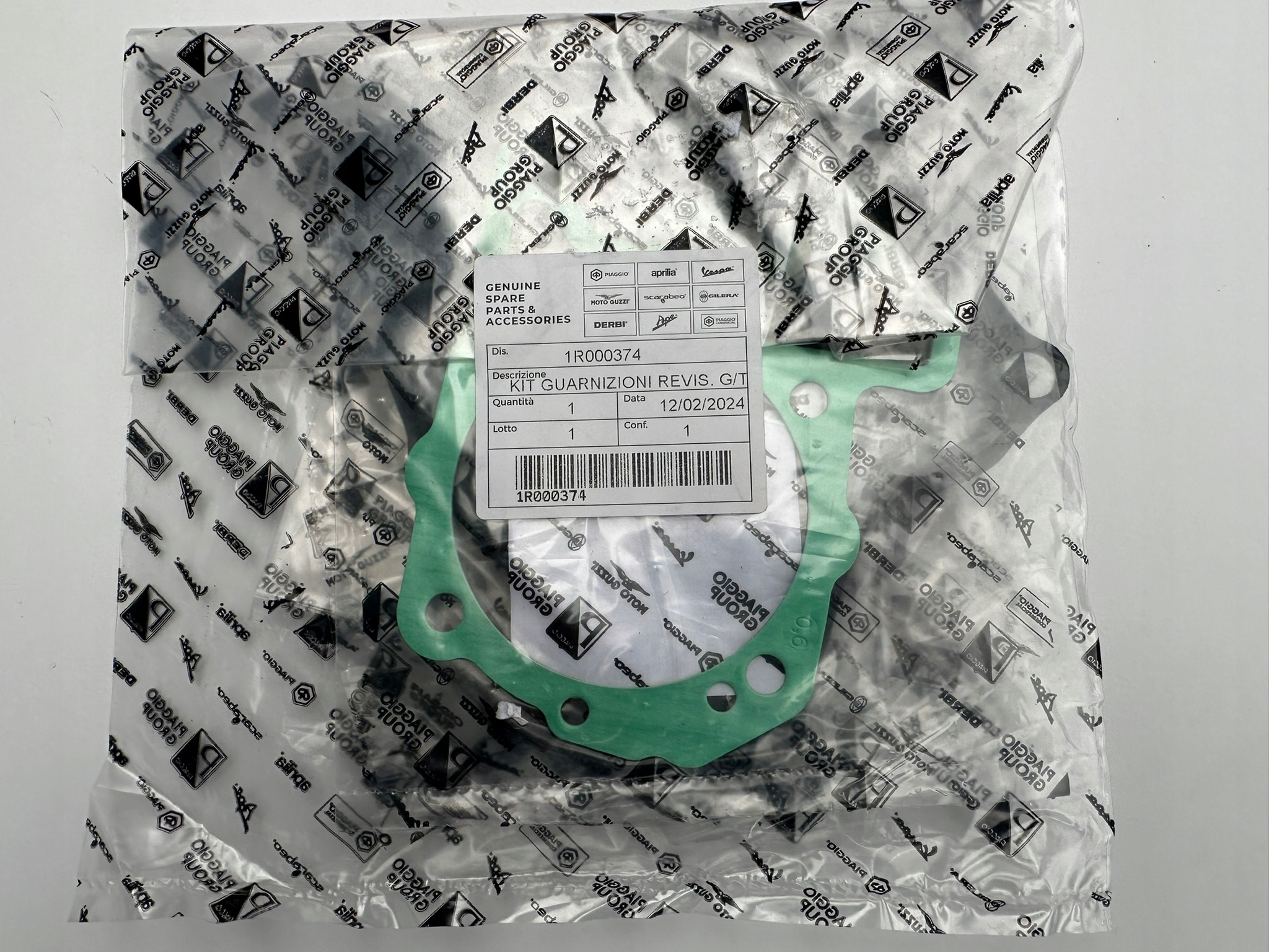 Piaggio Vespa sada tesnení motora 300 cc Originál Gts 300 MP3 Beverly