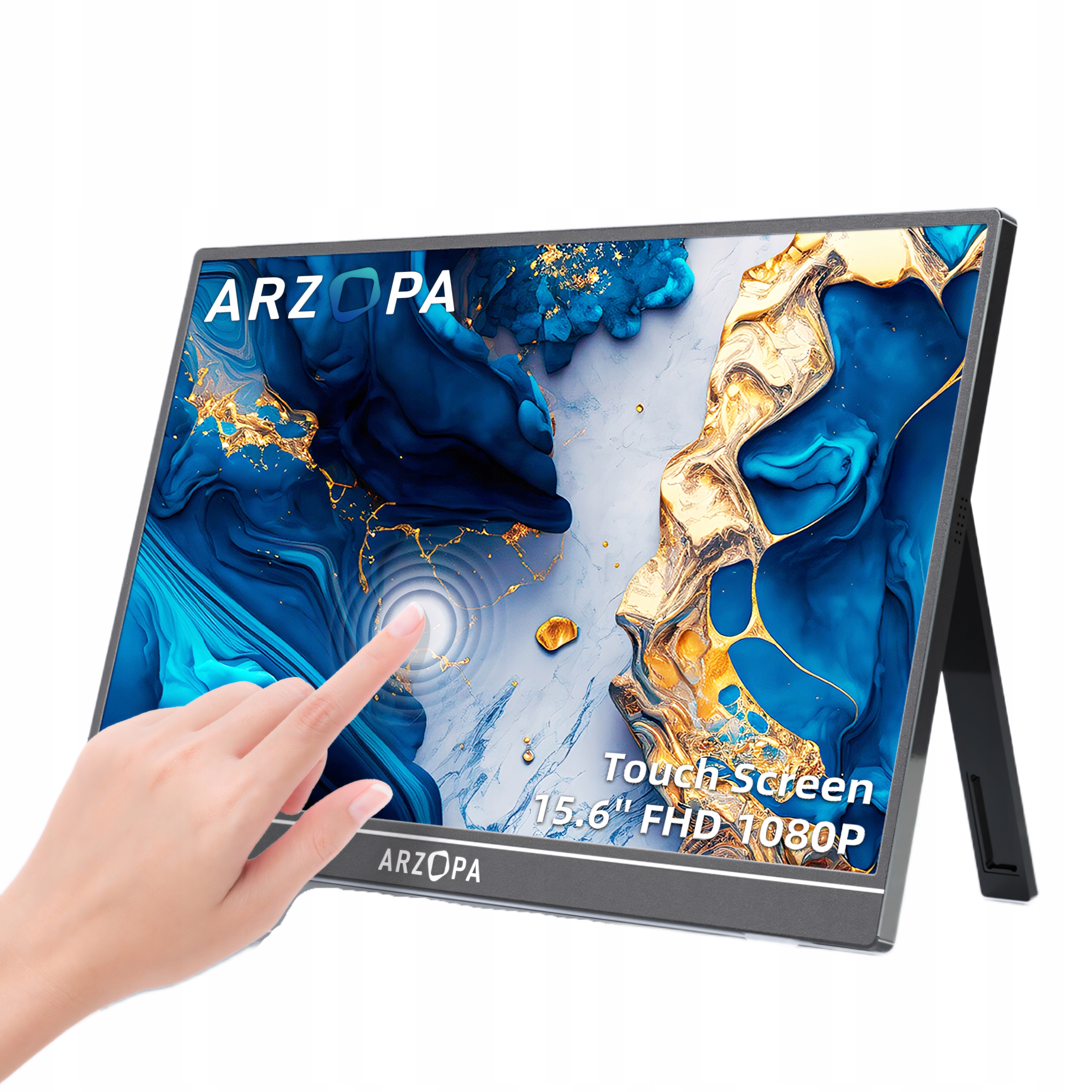 Dotykový prenosný monitor Arzopa A1 T 15,6" pre notebook telefónu Usb-c Hdmi