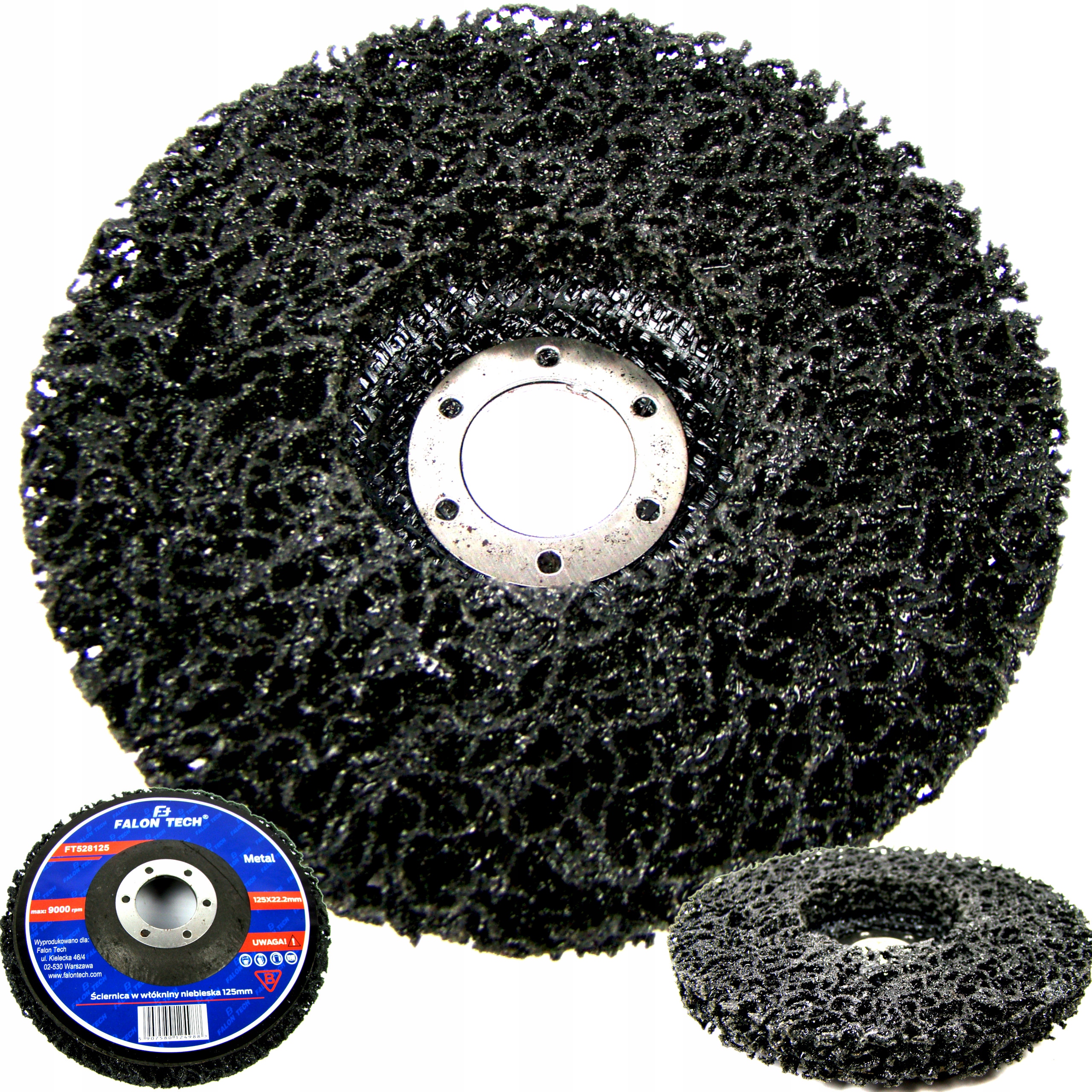 Tarcza Ścierna Ściernica Włóknina Dysk Polerski 125 MM Nasyp 40 MM X 15 MM