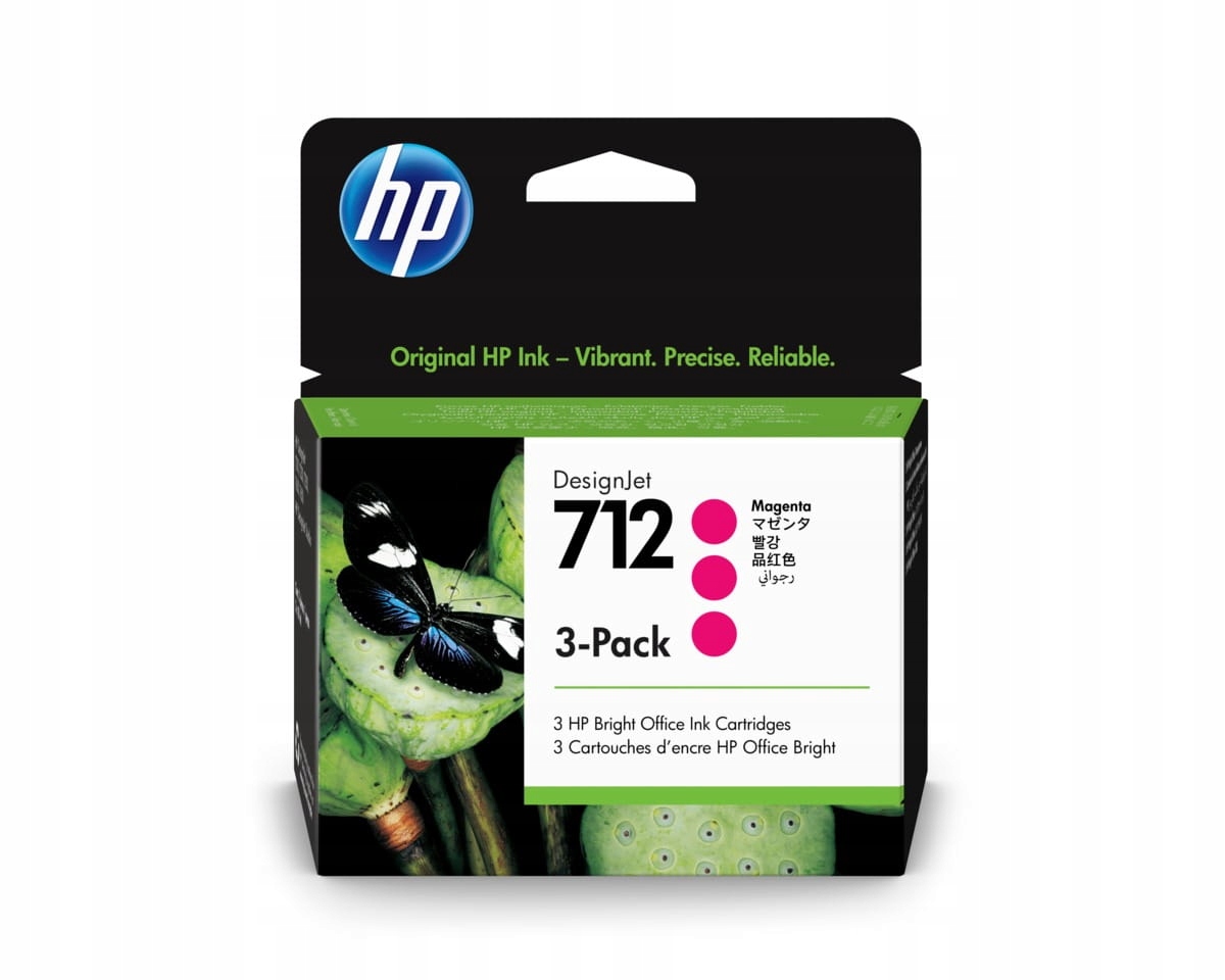 

3x tusz org. Hp 712 Magenta 3ED78A T210 T230 T250