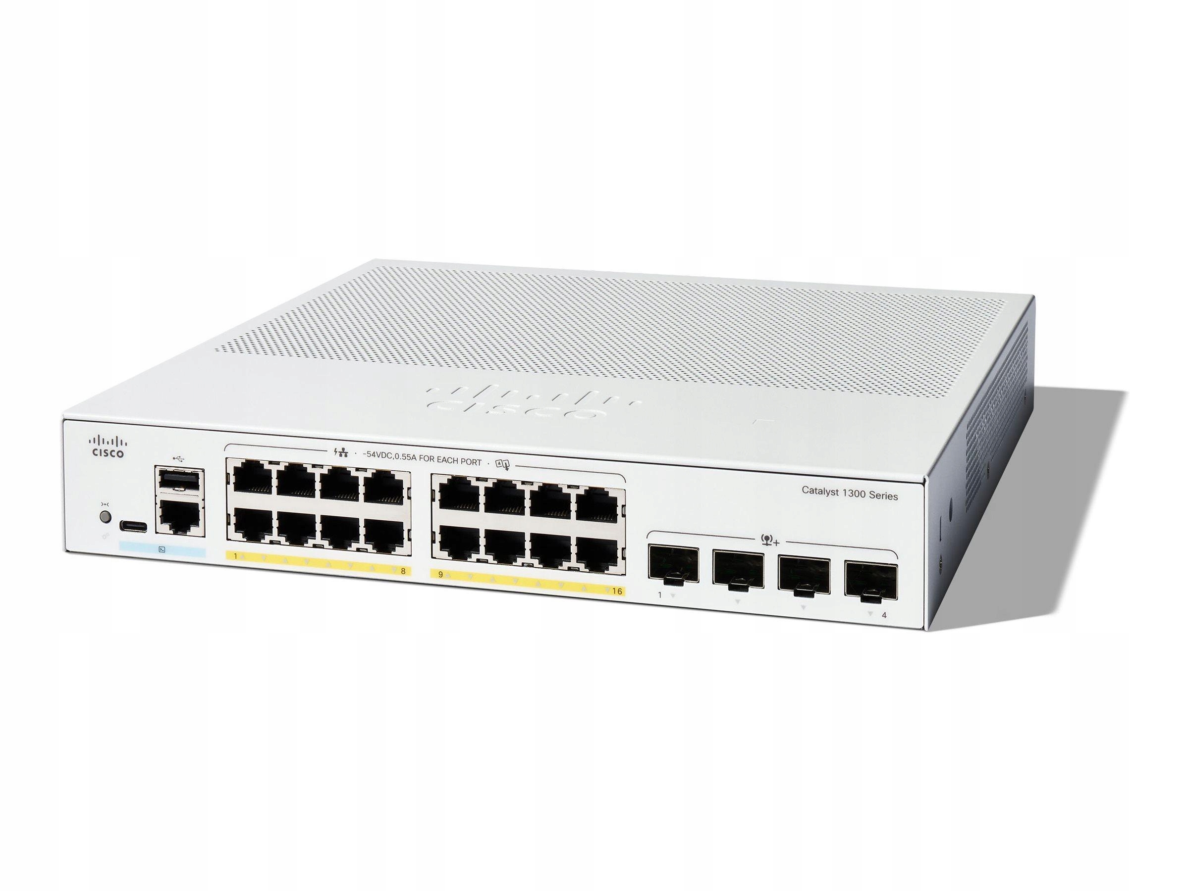 Cisco Catalyst 1300 16-port Ge PoE 4x10G Sfp+