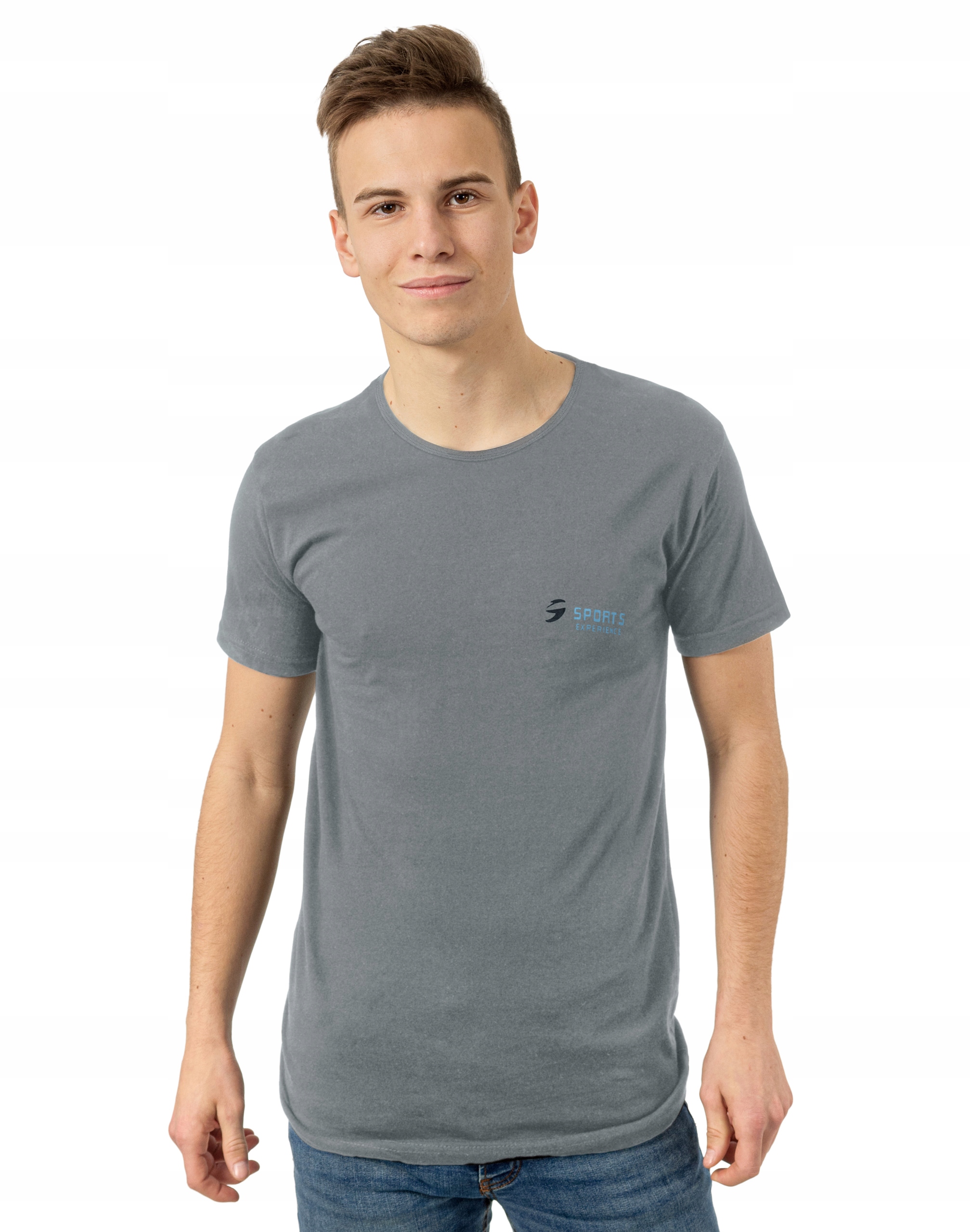 

Duży Podkoszulek Koszulka T-shirt Męski 031-5 5XL