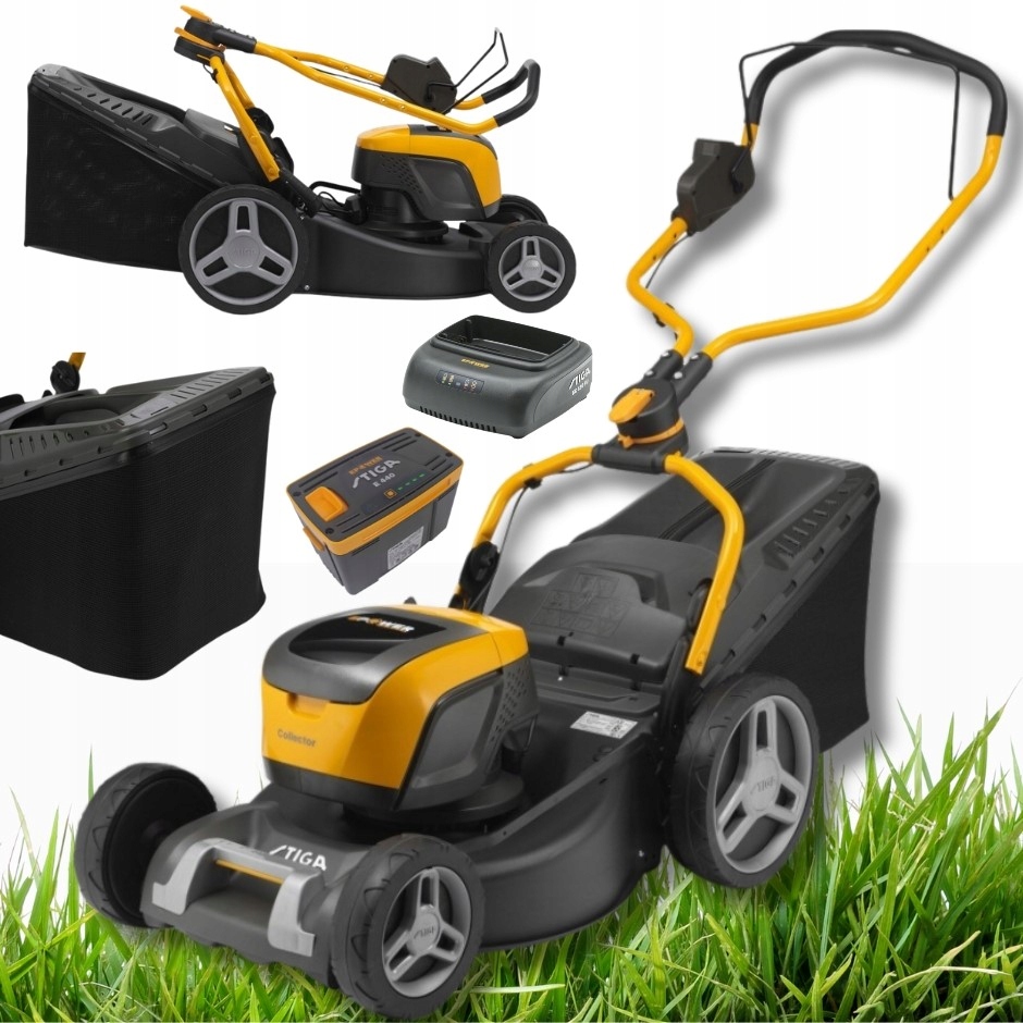 Akumulátorová kosačka Stiga Collector 548e 48V Nabíjačka Akumulátor 4Ah