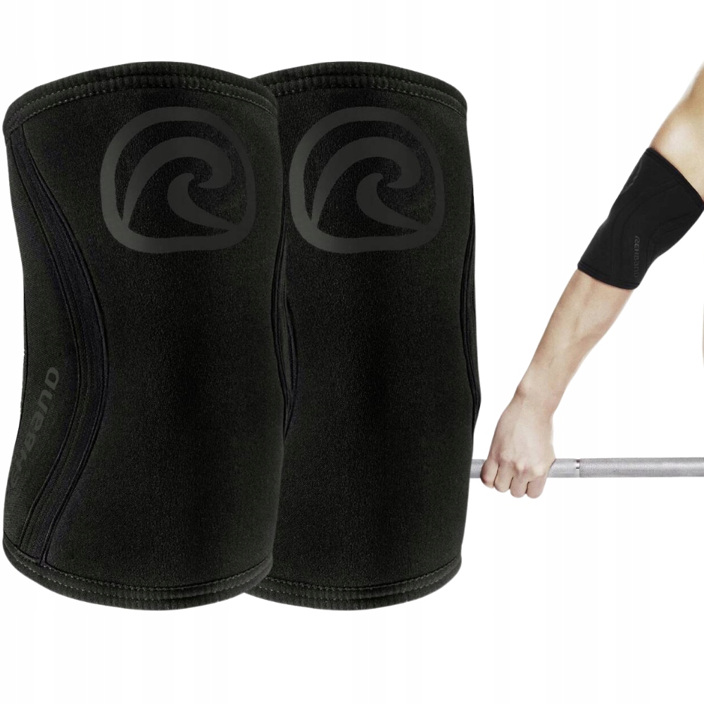 Sportowe opaski na łokieć Stabilizator Rehband Rx 5 mm 2 szt. XL carbon