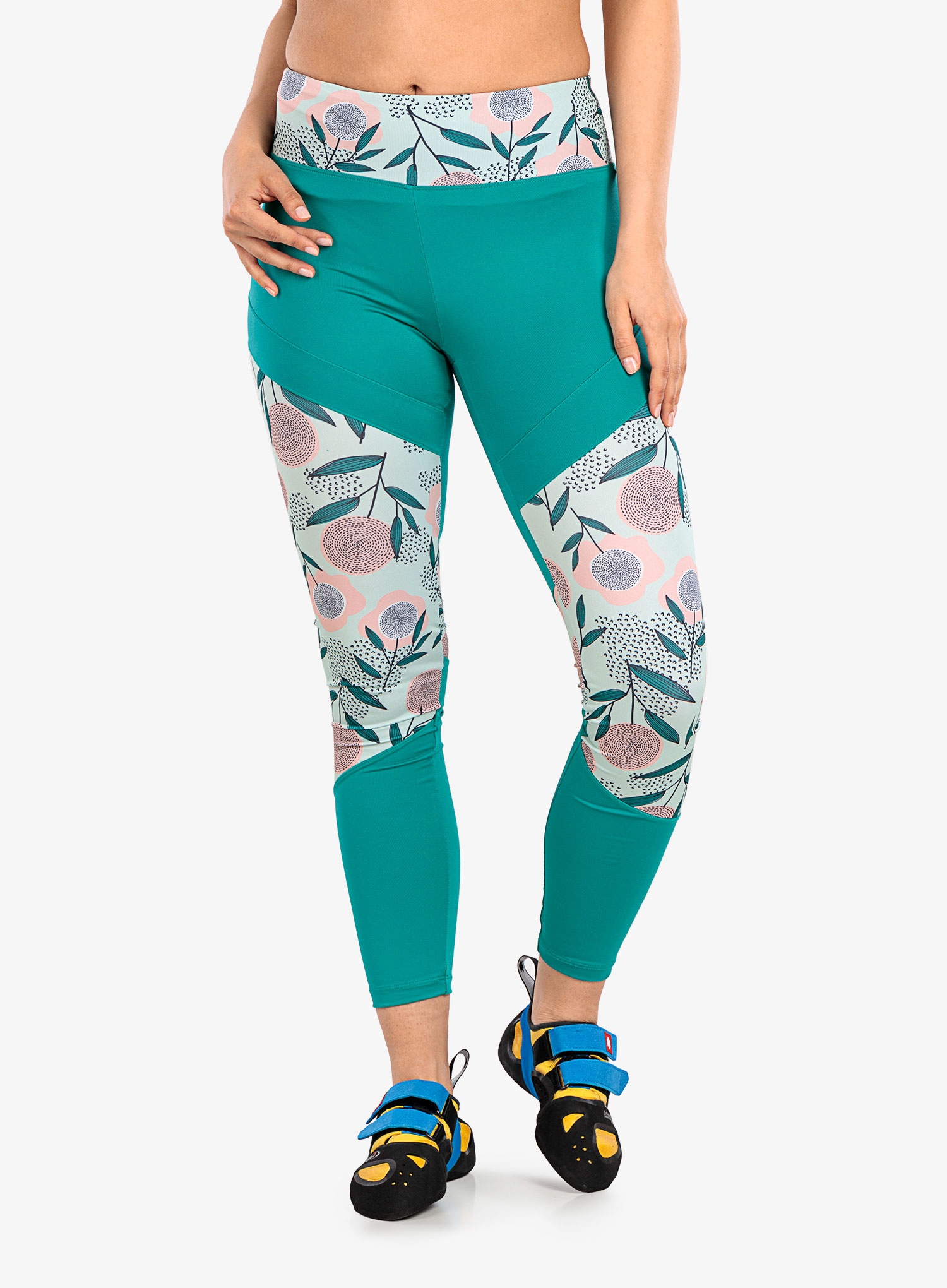 Legginsy wspinaczkowe damskie Ocun Rhea Leggings - green L