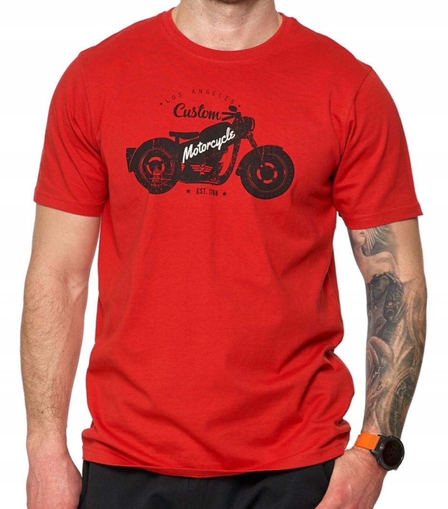 

T-shirt Koszulka Bawełniana Motor Moraj Męska XXXL