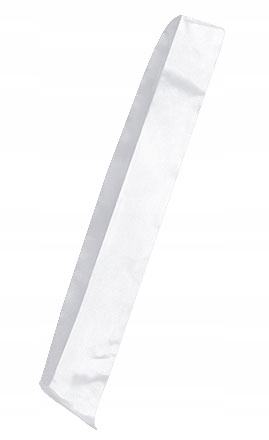 Wstęga biała szarfa reklamowa dla hostessy