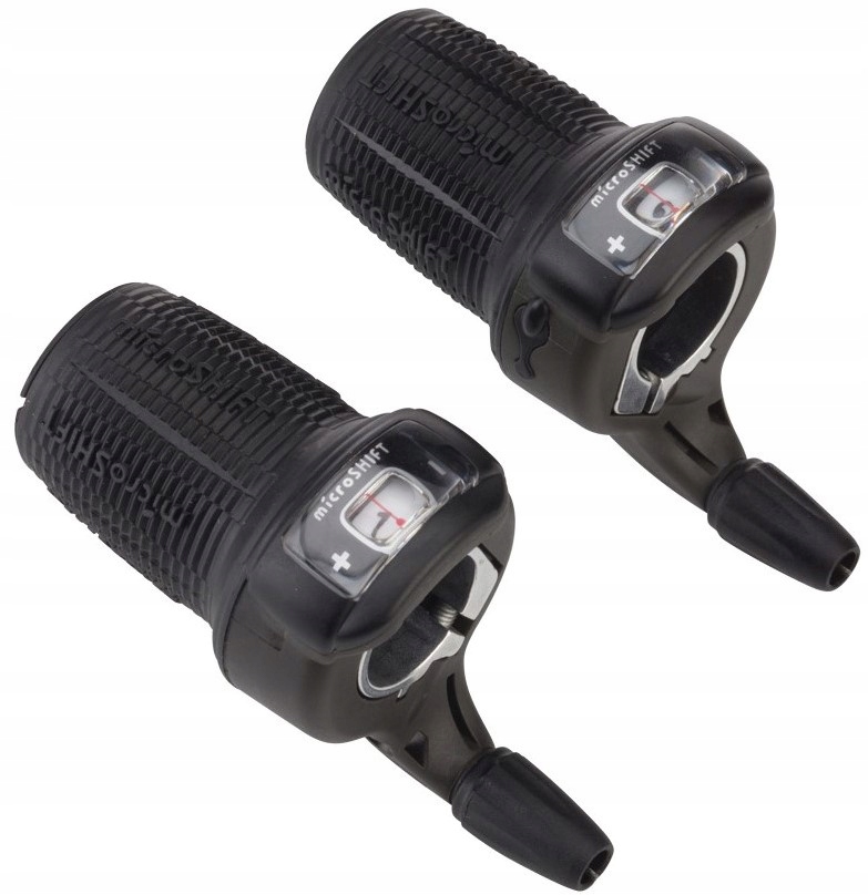 Manžety Microshift 9 řadové 3x9 Twist Shifter kompatibilní s Shimano