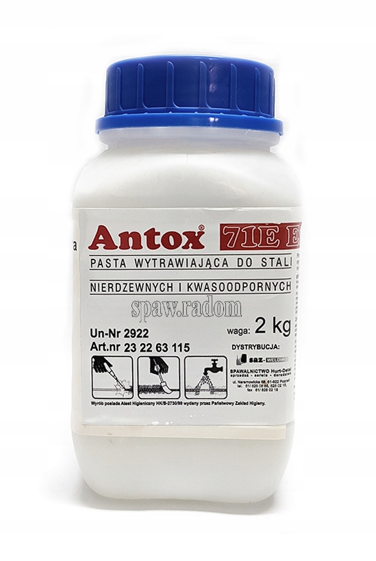 

Żel pasta trawiąca Antox 71E Extra 2 kg