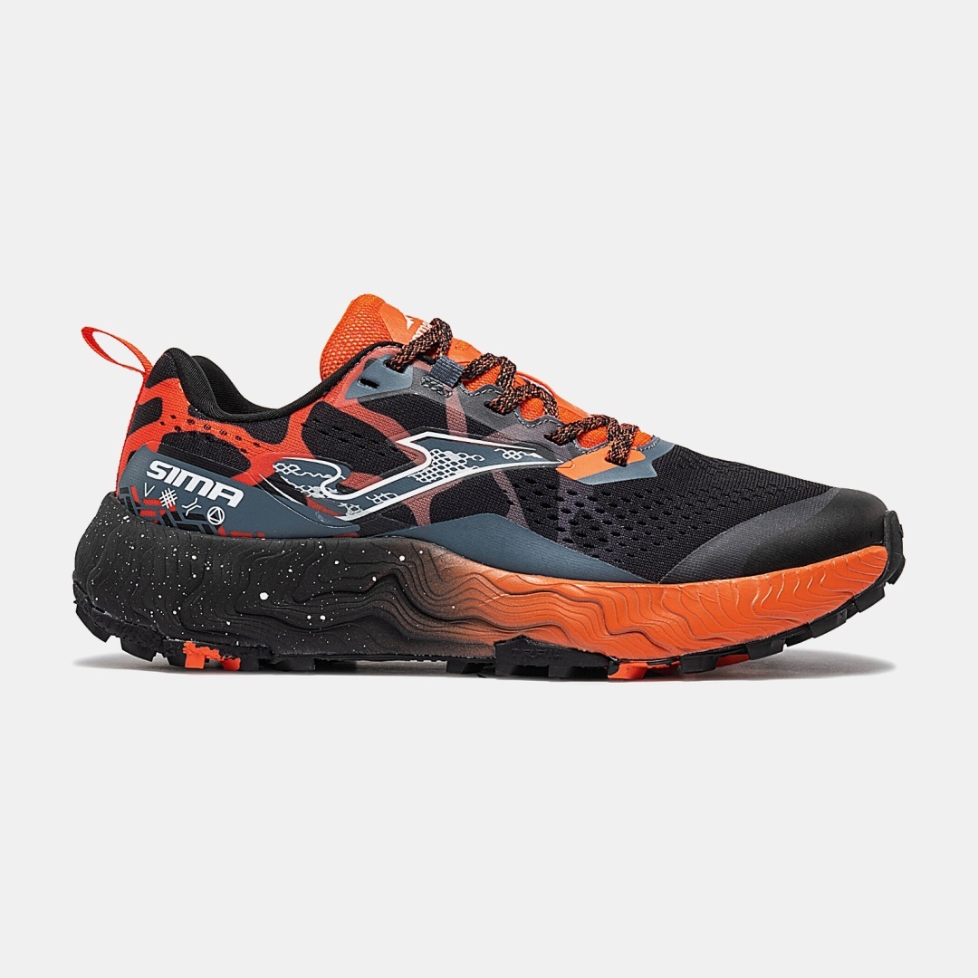 Trailové boty Joma Sima pánské černo-oranžové 42,5