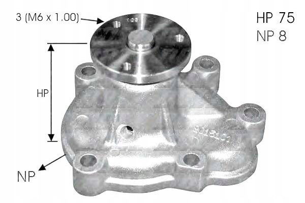 Dolz Vodní Čerpadlo Opel Dolz