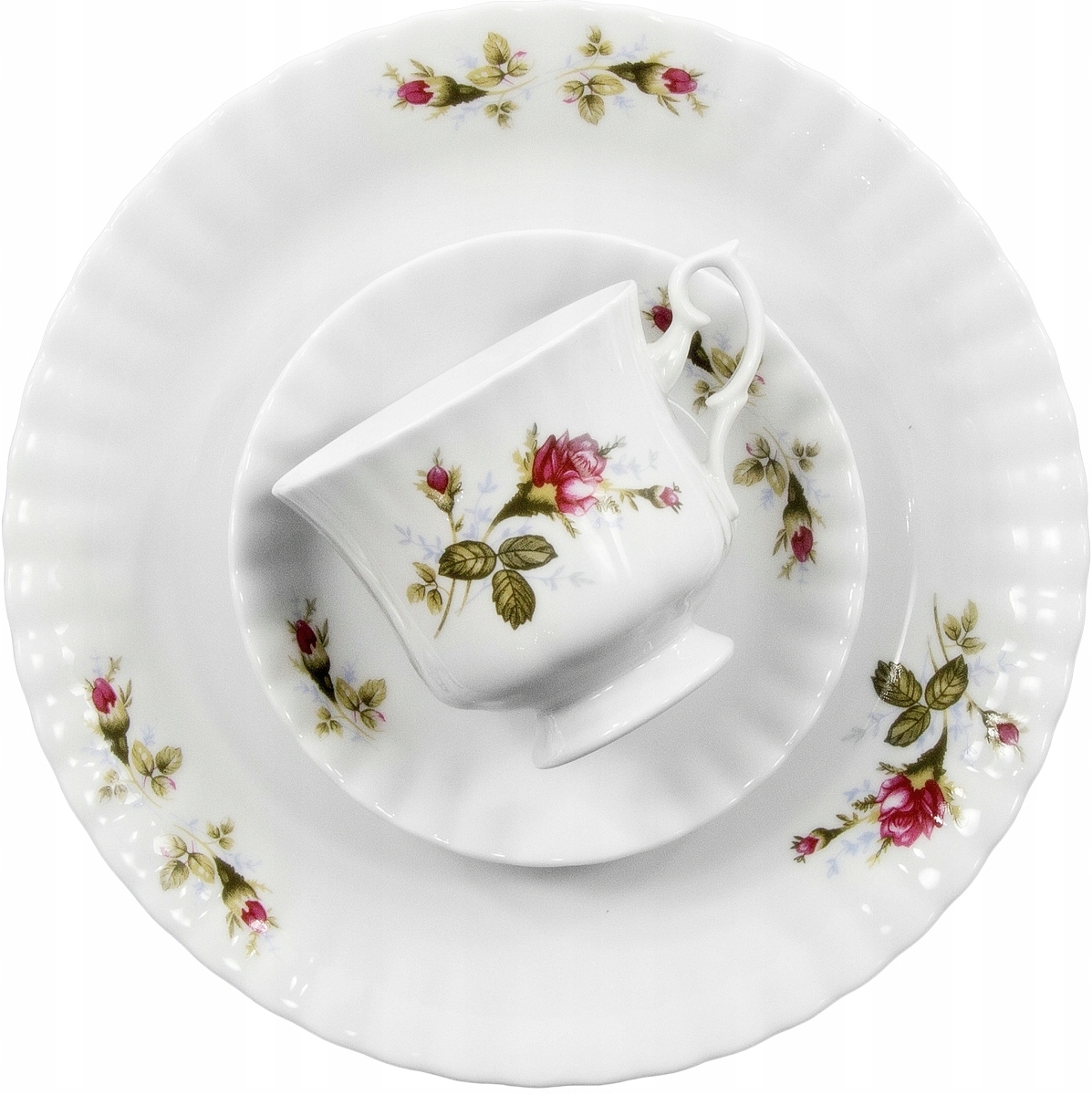 B026 SPODEK 14 cm Chodzieska Róża IWONA CHODZIEŻ Materiał wykonania porcelana