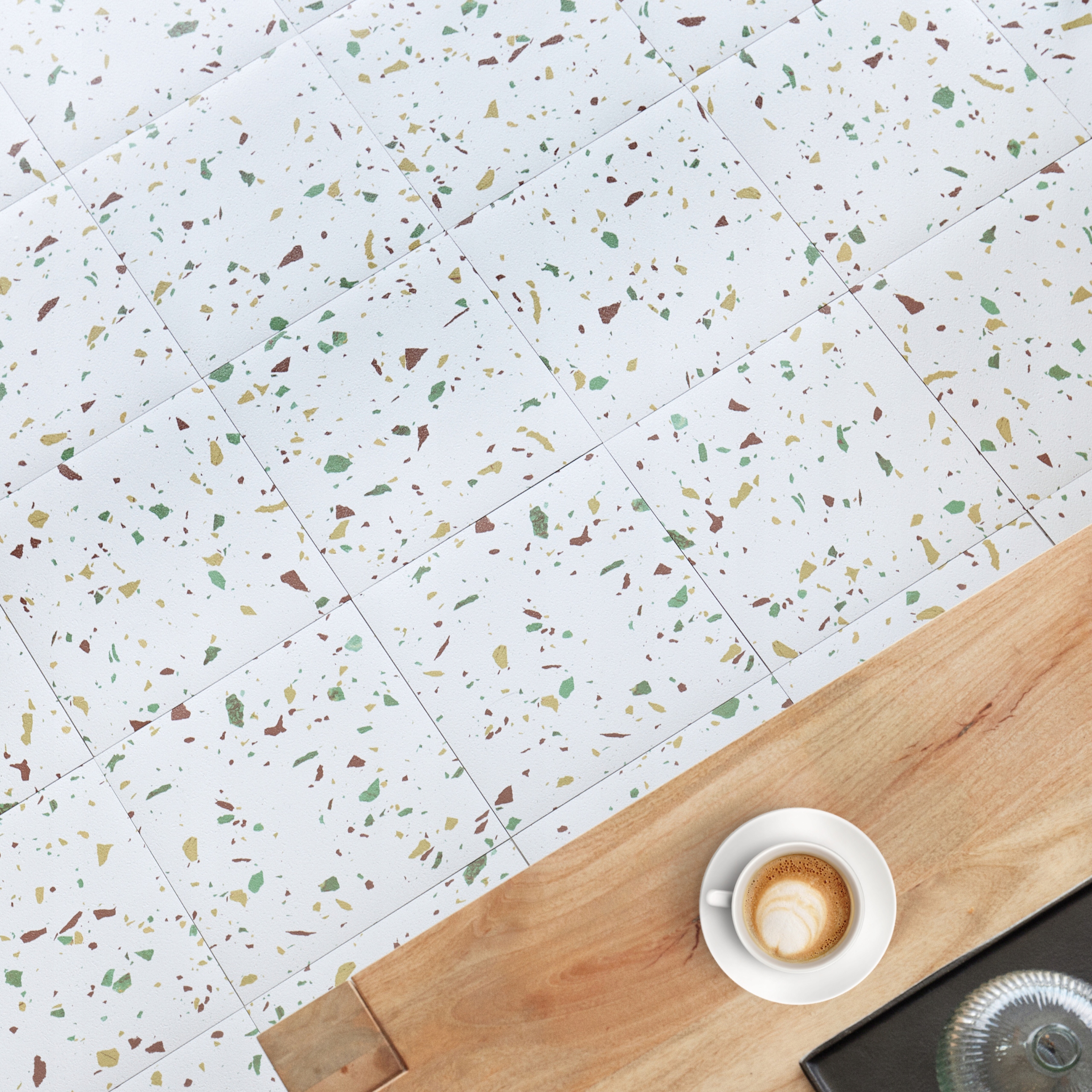 Płytka Winylowa Samoprzylepna Białe LASTRYKO 1 SZTUKA Kafle WODOODPORNE 9A Kolekcja Płytka Samoprzylepna Self-Adhesive SZT