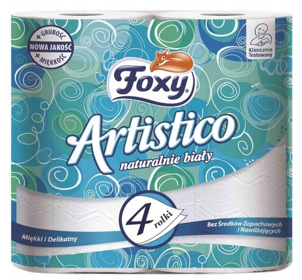 

Foxy Artistico Papier Toaletowy Biały 4 szt.
