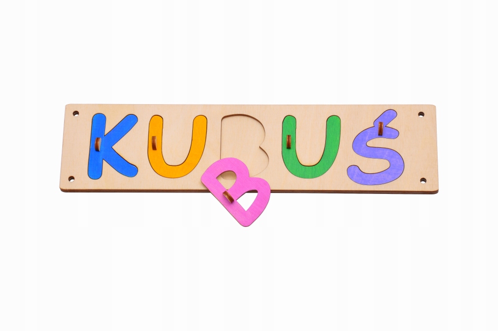 

Puzzle Do Tablicy Sensorycznej Imię Literka