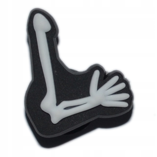 

Medyczne Przypinka do butów Ręka szkielet 2310