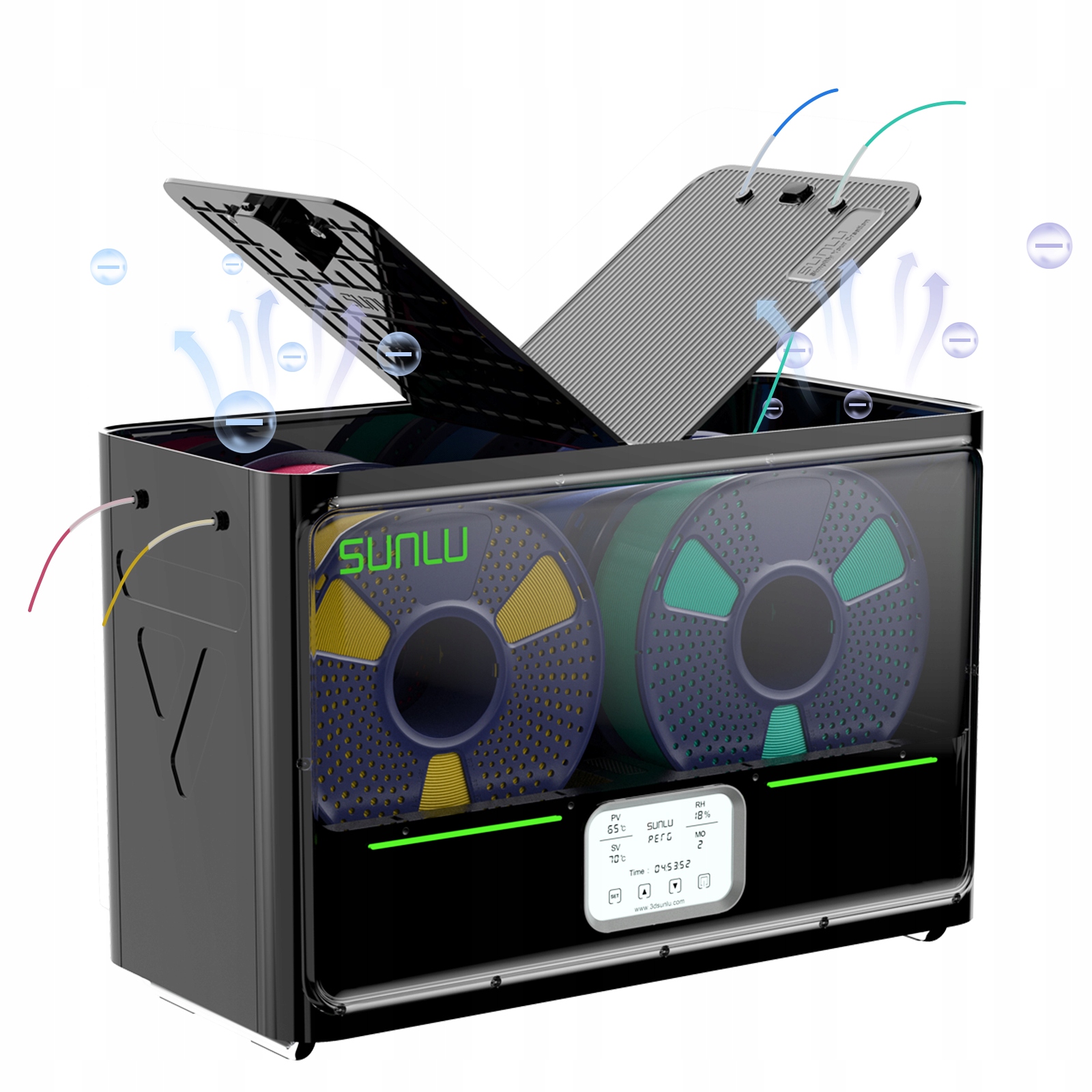 Suszarka Sunlu Fila dryer S4 Suszenie Filamentu Pla Petg Abs