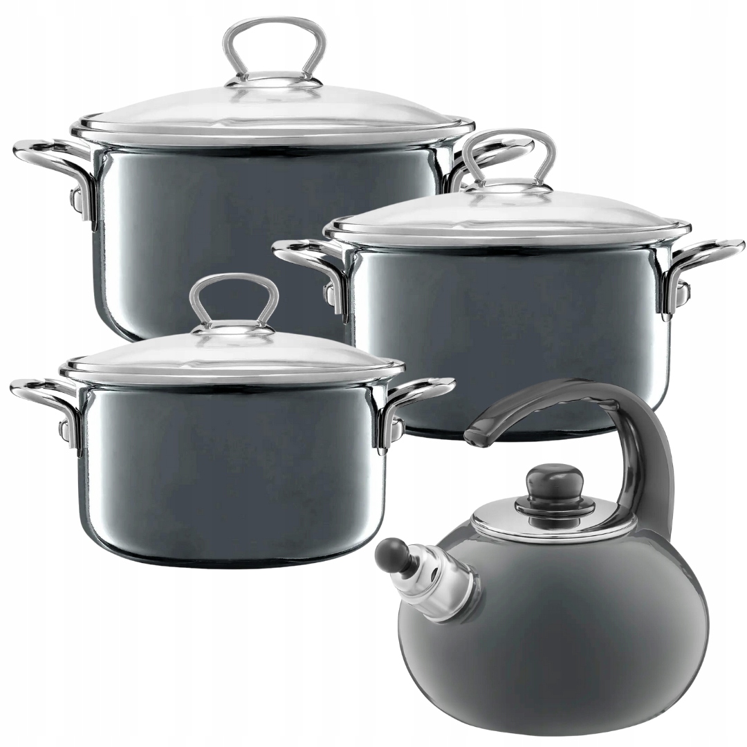 

Garnki emaliowane Olkusz pokrywki 7el Czajnik