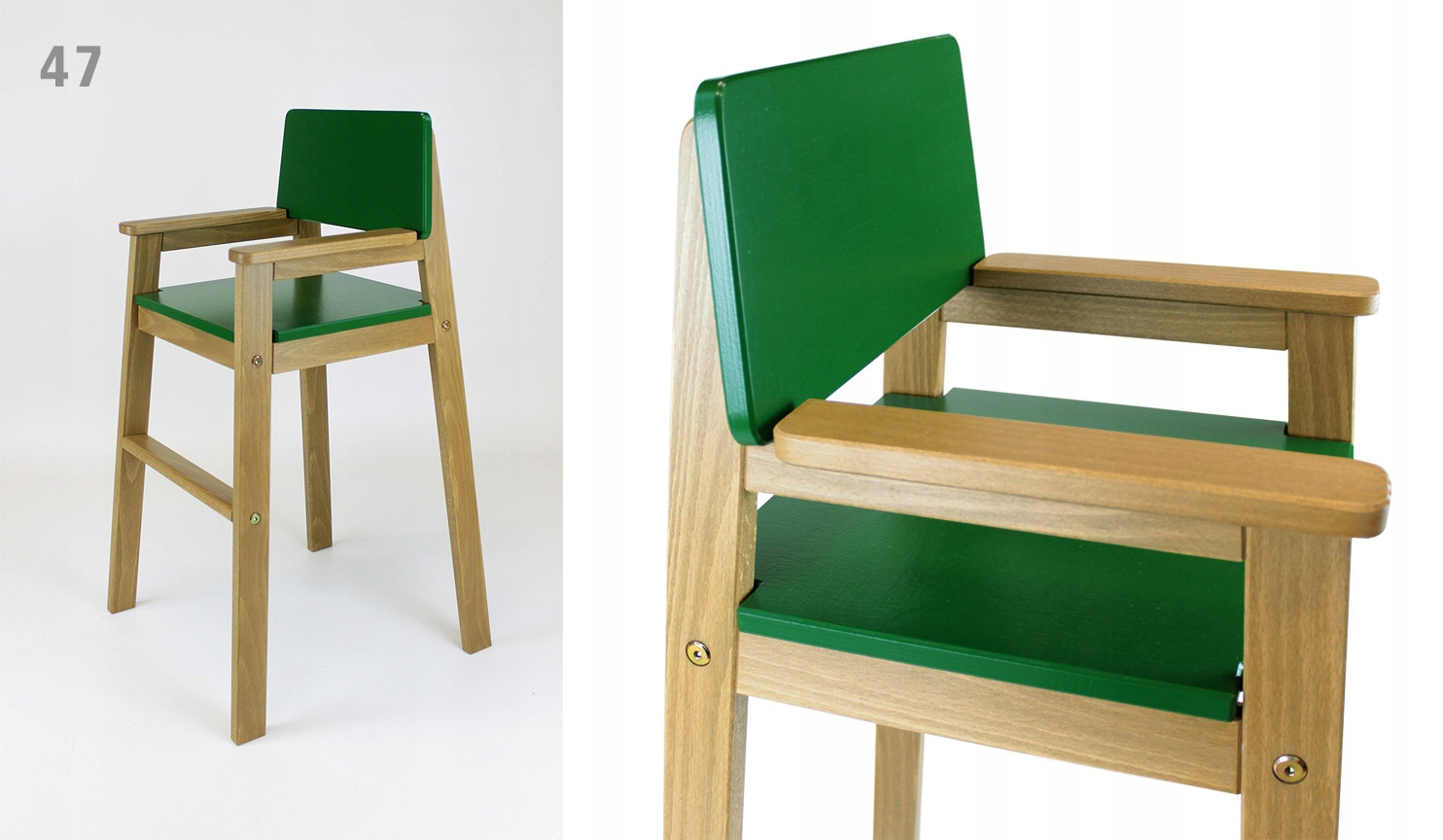 Krzesło Wysokie Dziecięce Dla Dziecka Helenka Kolor korpusu wielokolorowy