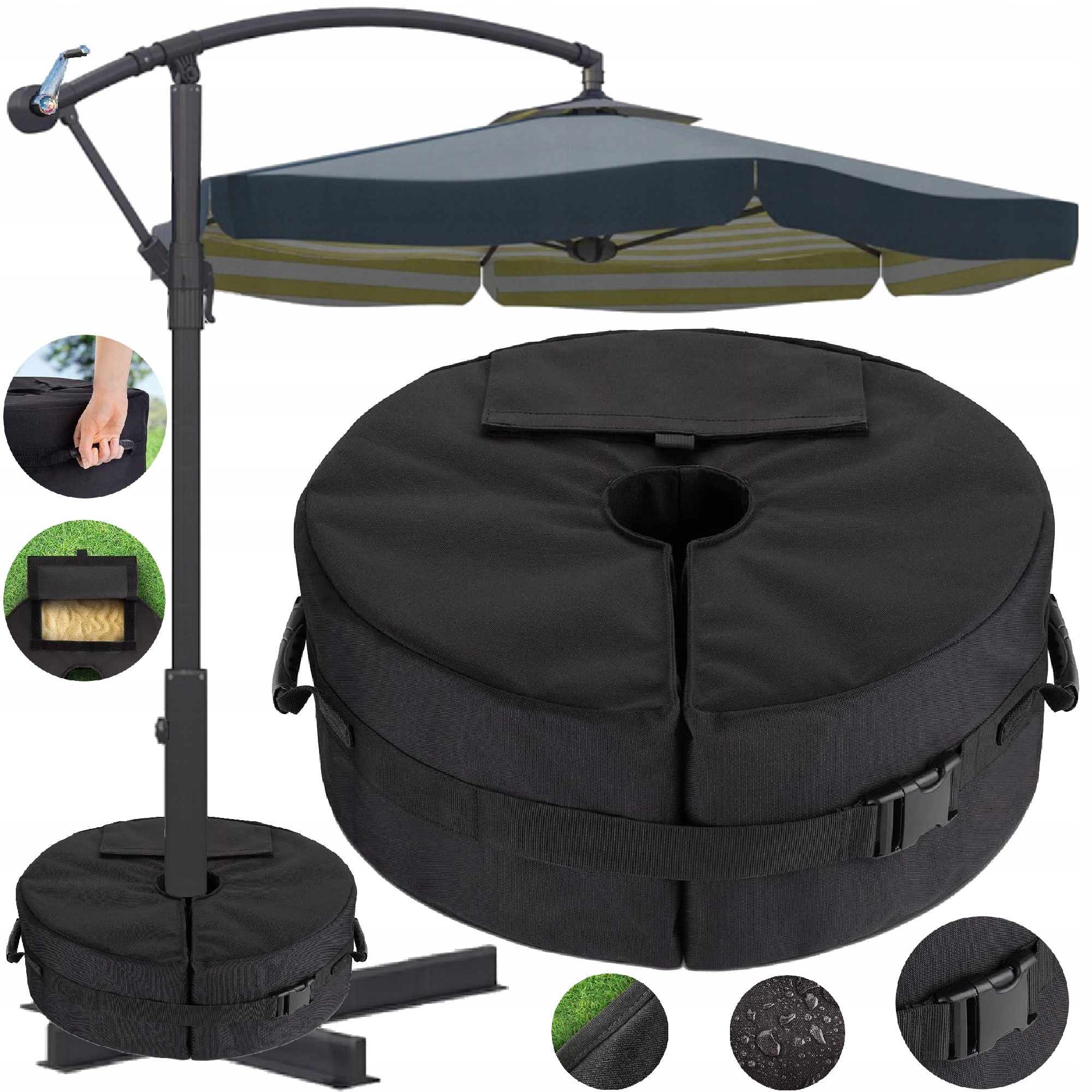 Obciążenie do Parasol Ogrodowy Obciążnik Podstawy Parasola Stabilizator