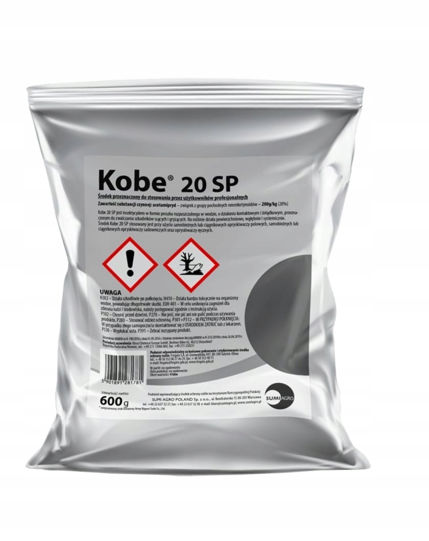 

Kobe 20SP 600g skuteczny środek owadobójczy