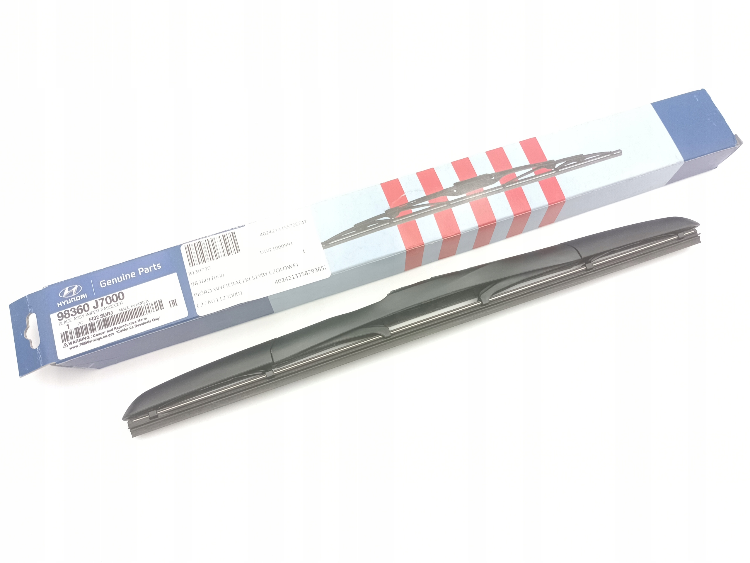 98360J7000 - ЩЕТКА СТЕКЛООЧИСТИТЕЛЯ ПАССАЖИРА HYUNDAI ELANTRA 2019