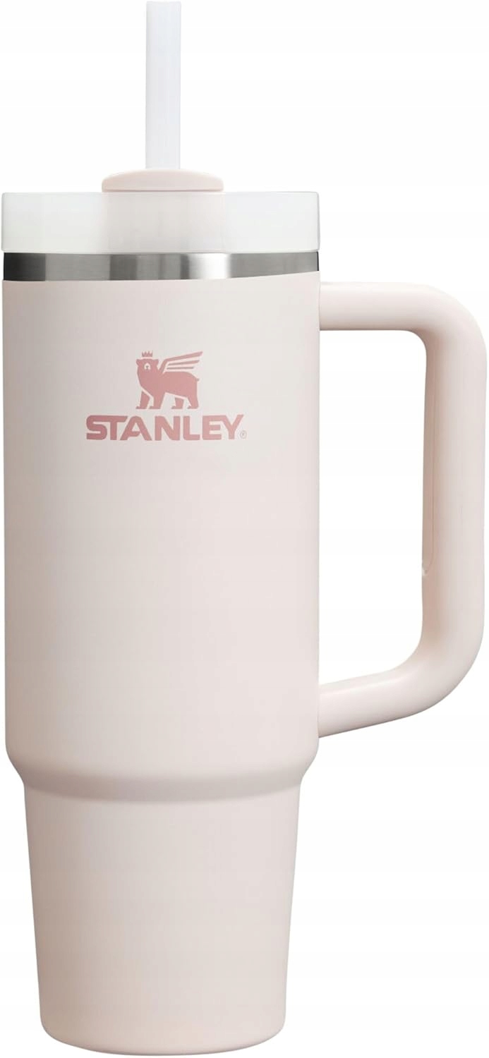 Kubek termiczny Stanley Quencher H2.0 FlowState Tumbler jasny róż 1.18L