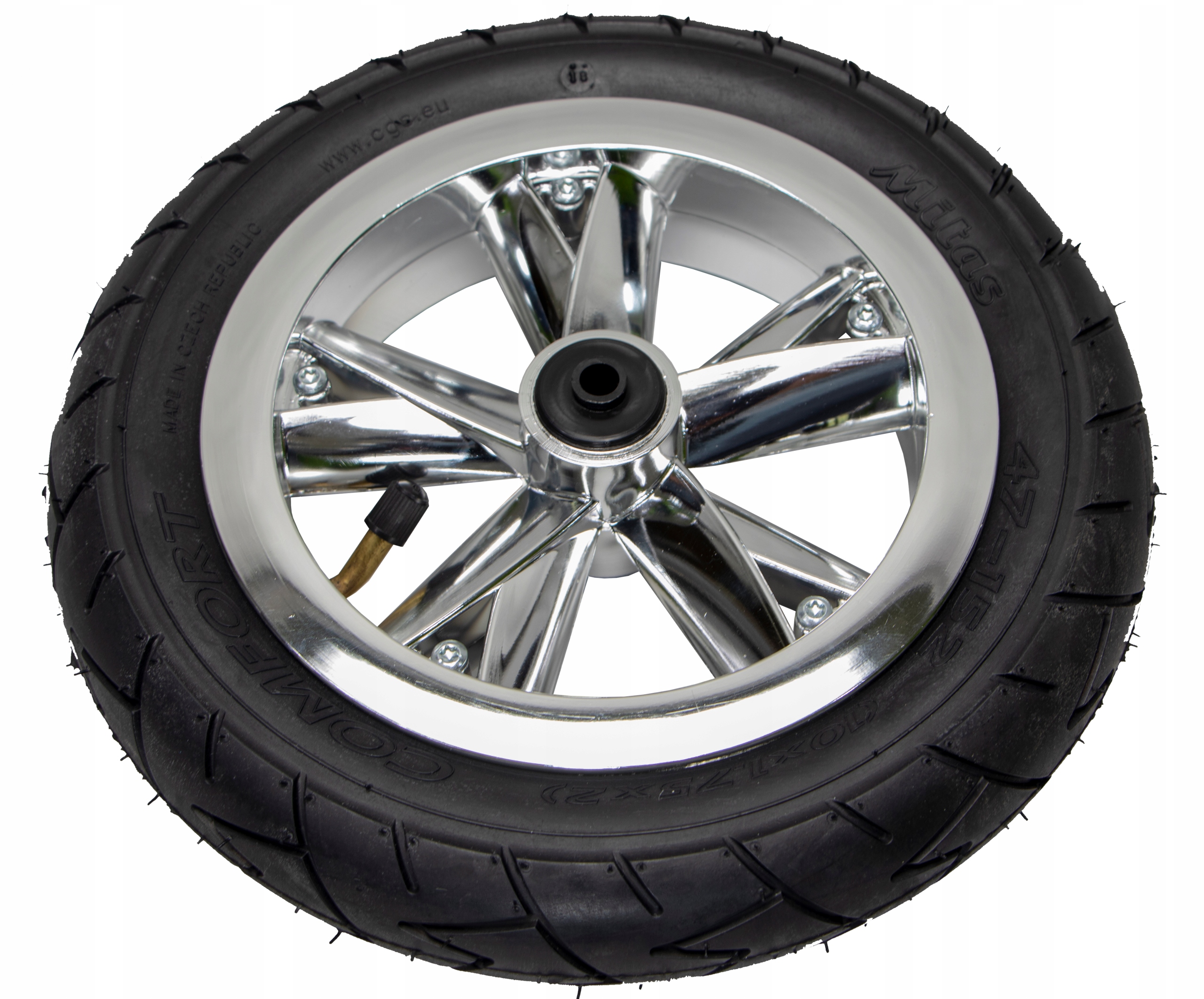 

Koło do wózka 10″ Cali Pompowane