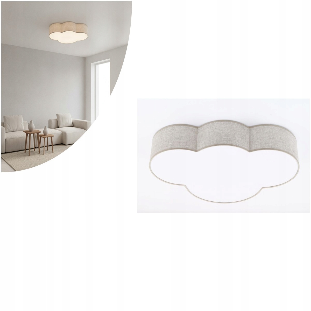 Stropná lampa Cloud Linen 4336 Tk Lighting
