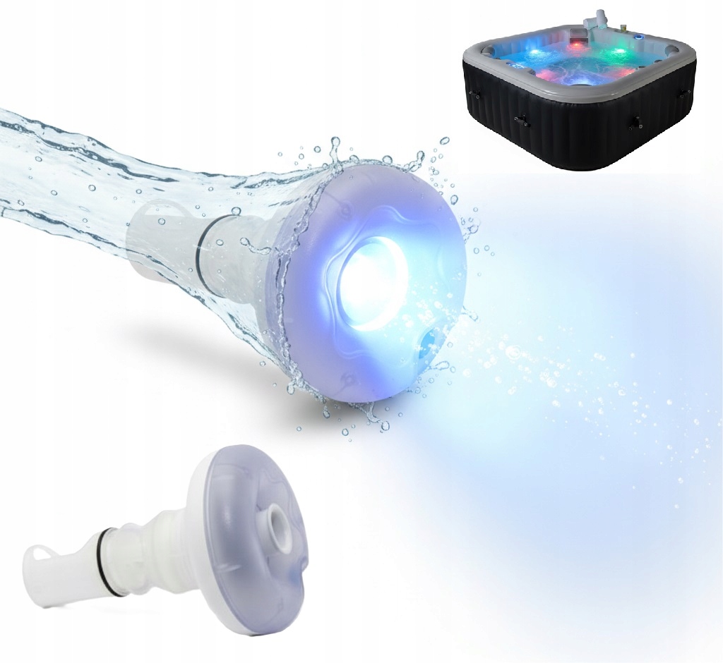 Tryska s Led světlem Barevné podsvícení do lázní Bestway San Francisco