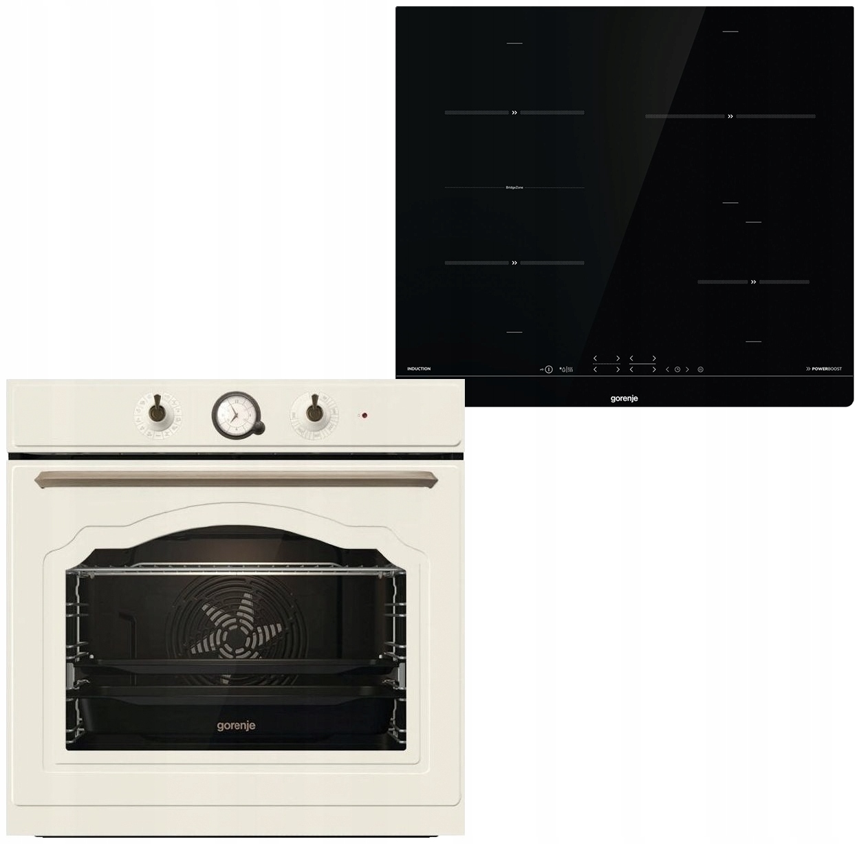 Zestaw RETRO GORENJE BOS67372CLI + IT43SC7 Linia Classico piekarnik + płyta