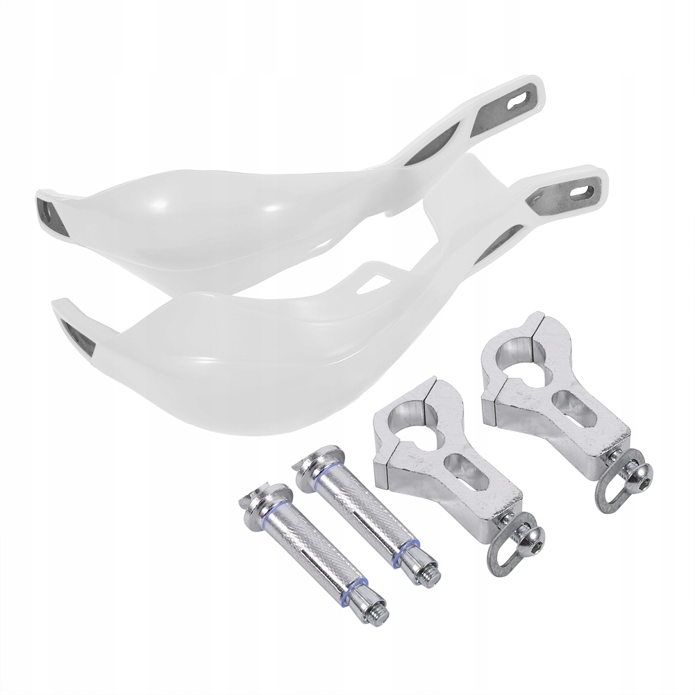 Handbary Z Aluminiowym Rdzeniem Na Kierownicę 22mm Uniwersalne Biały