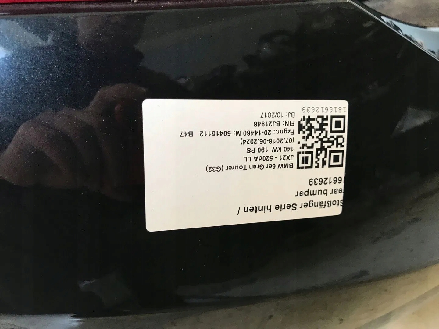 зад крышка багажника задняя бампер фары 6 GT G32 475