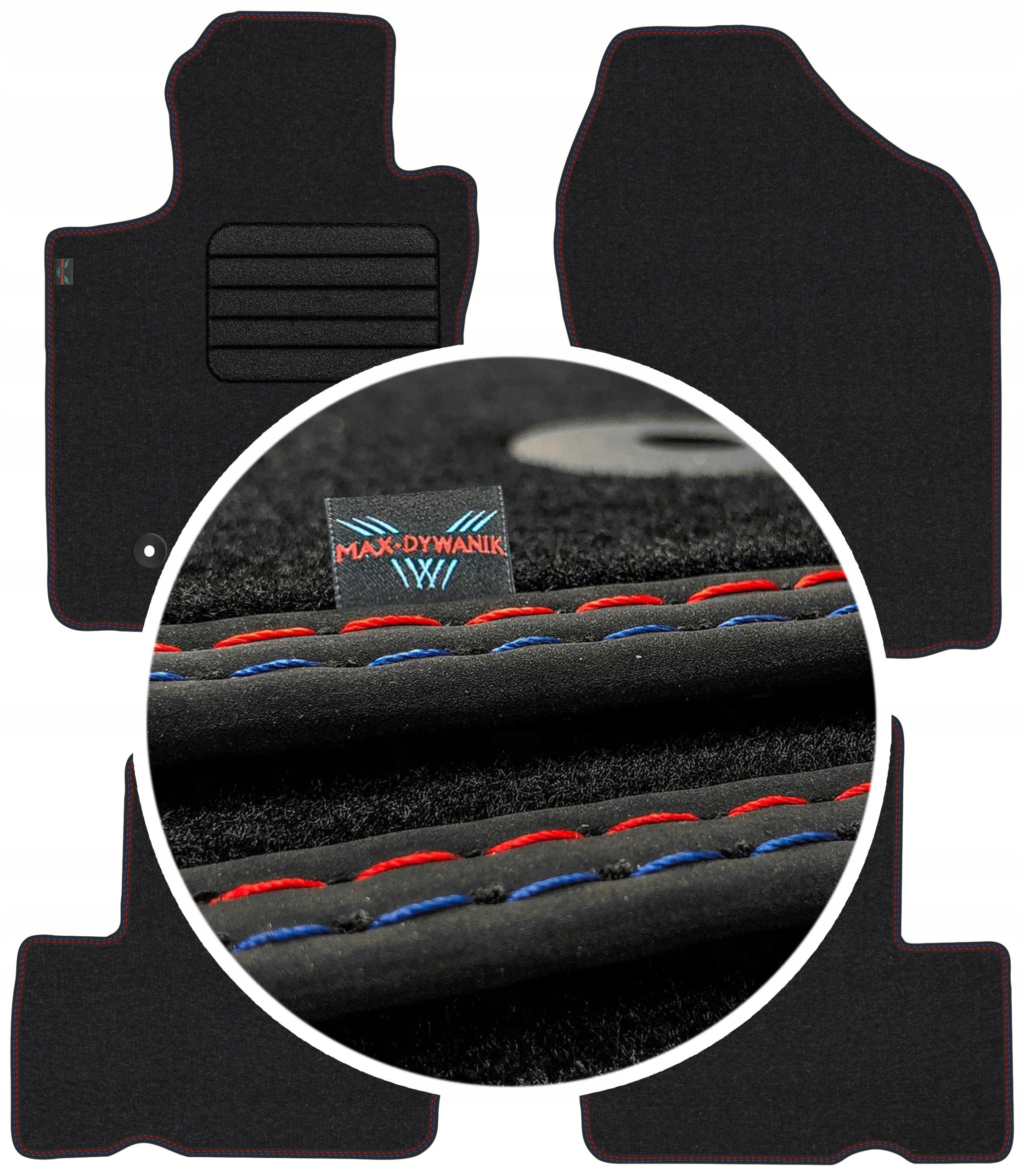 

Toyota Rav4 III 5D 2006-2012 Wycieraczki welurowe