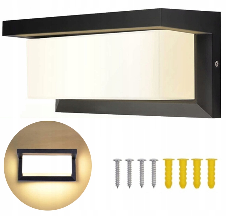

Lampa Zewnętrzna Led Ścienna Czujnik Ruchu Kinkiet