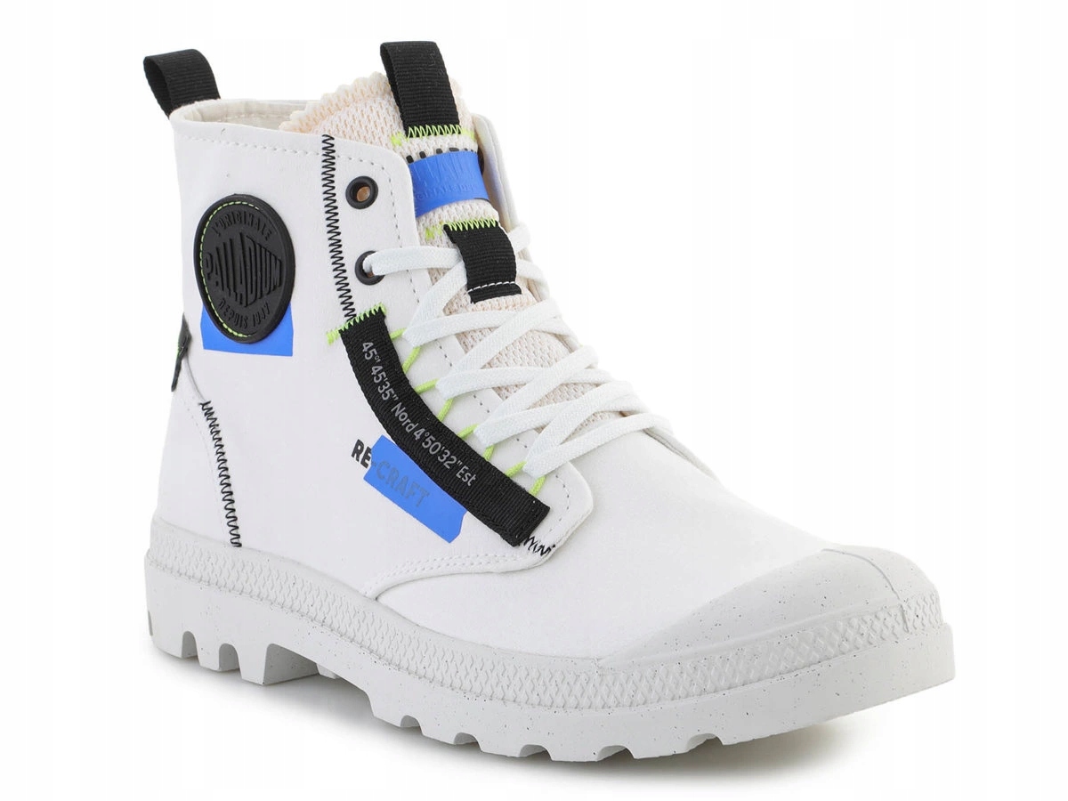 Palladium Pampa Hi Re-Craft Star White/Blue 77220-904-M