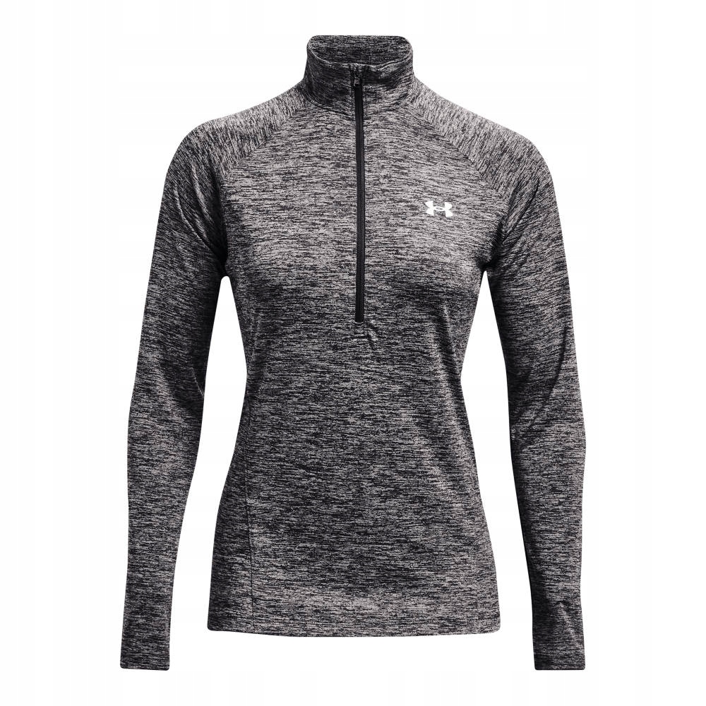 Under Armour dámská košile s dlouhým rukávem melanžově šedá New Tech 1/2 Zip