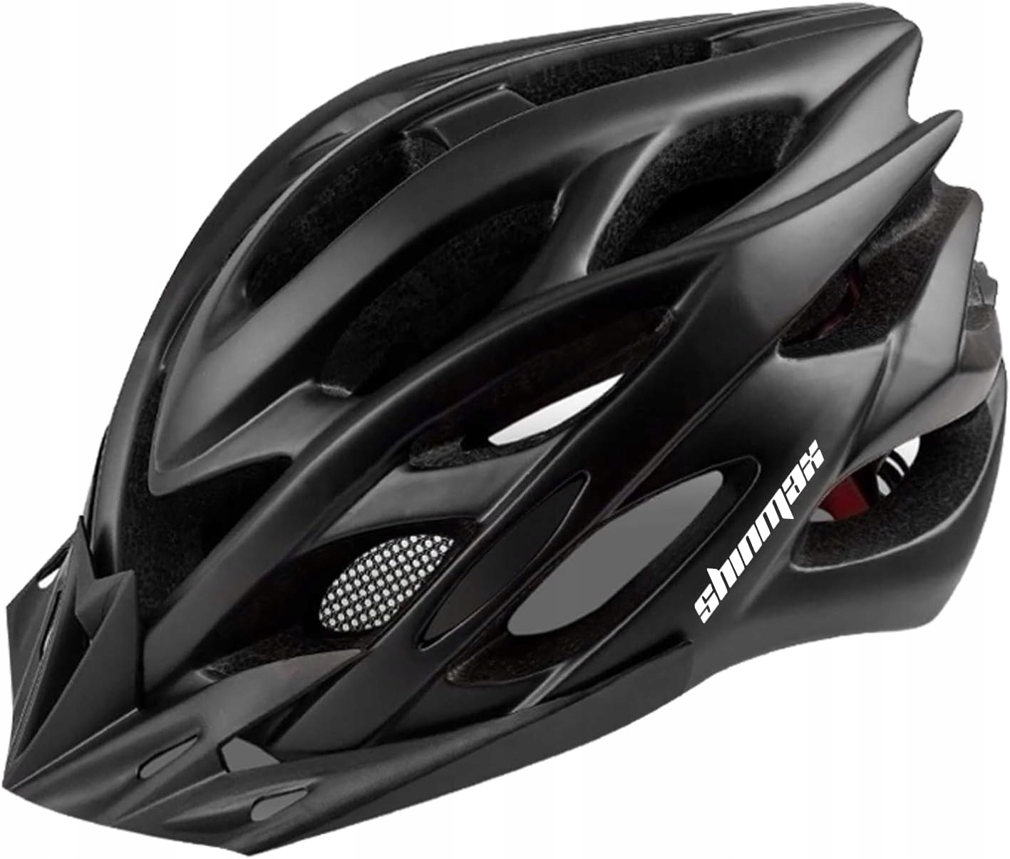 Kask rowerowy Shinmax HT-10 r. M/L 57-62CM LAMPKA LED CZARNY
