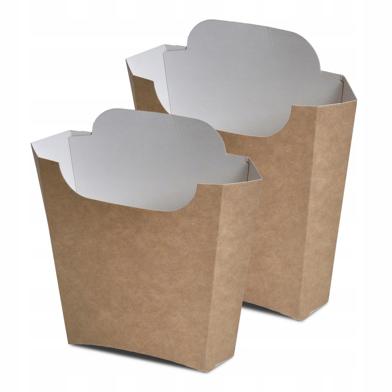 

Opakowanie pudełko na frytki kraft 100g 100 sztuk